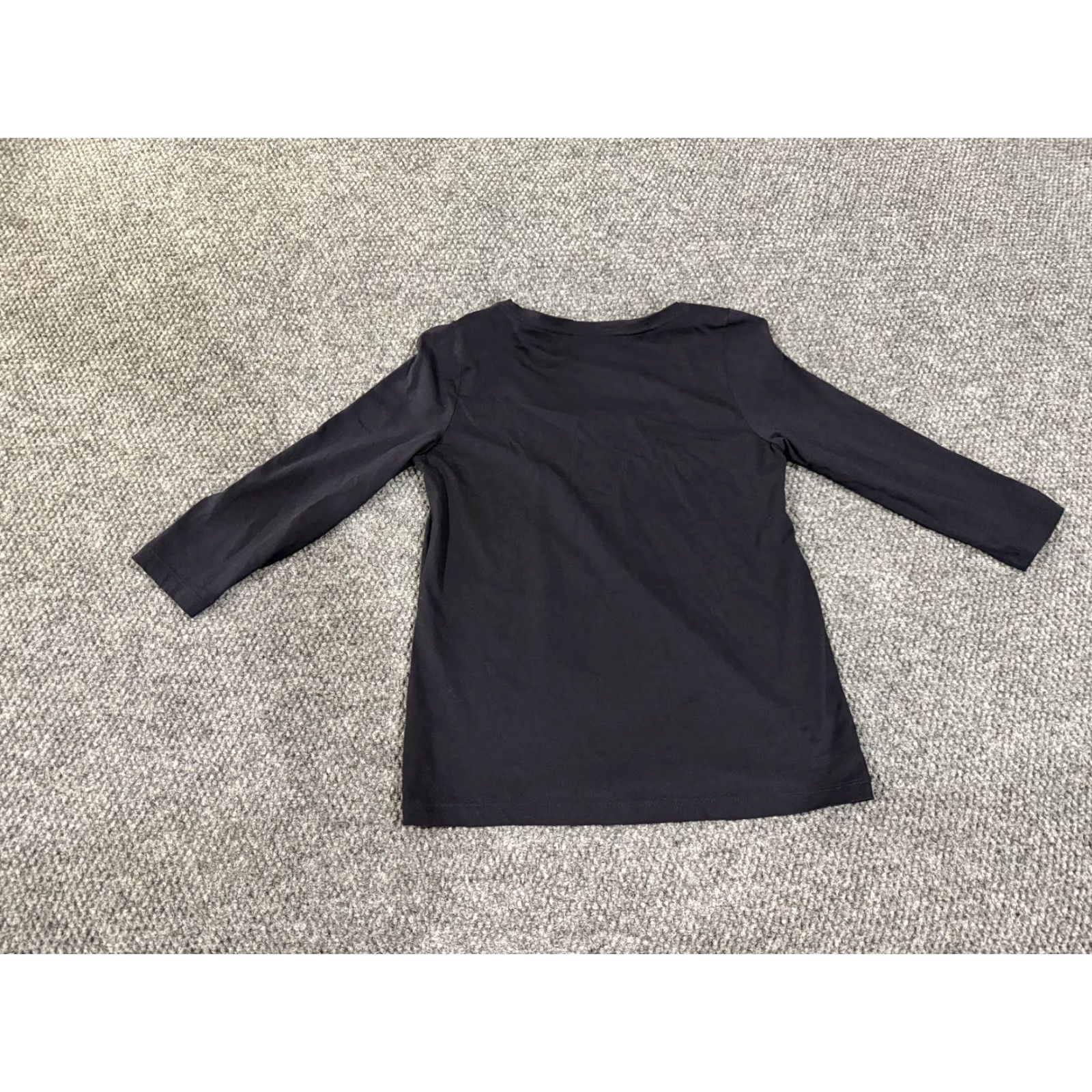 Talbots Talbots Blouse Womens Petite Medium Blue Long Sleeve Embroidered Stretch Casual Shirt Size M / US 6-8 / IT 42-44 - 7 Thumbnail