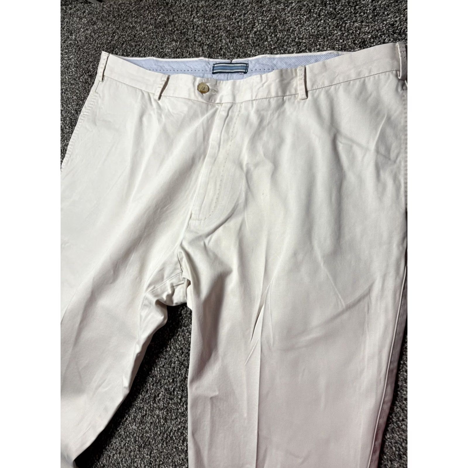 Peter Millar Peter Millar Chino Pants Mens 40x32 Khaki Washed Straight Raleigh Twill MC00B84 Size US 40 / EU 56 - 6 Thumbnail