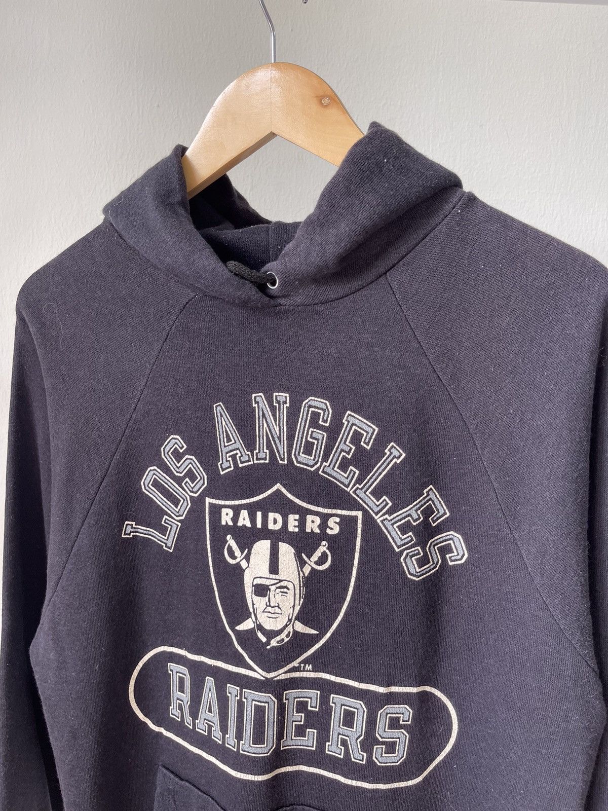 Champion × NFL × Vintage 1980s Champion Los Angeles Raiders Hoodie Size US M / EU 48-50 / 2 - 5 Thumbnail