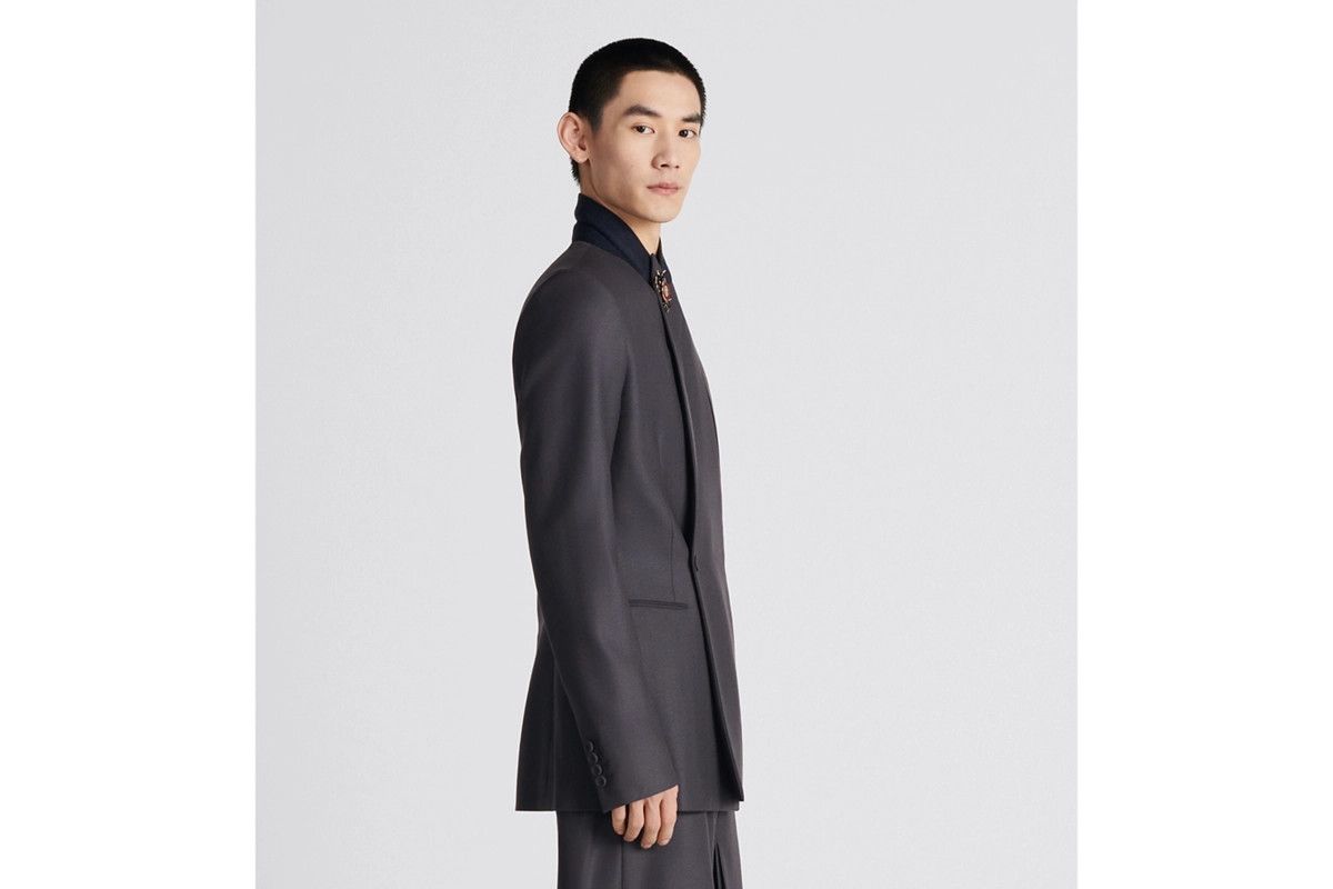 Dior o1bcso1str1224 Oblique Jacket in Grey Size US XL / EU 56 / 4 - 5 Thumbnail