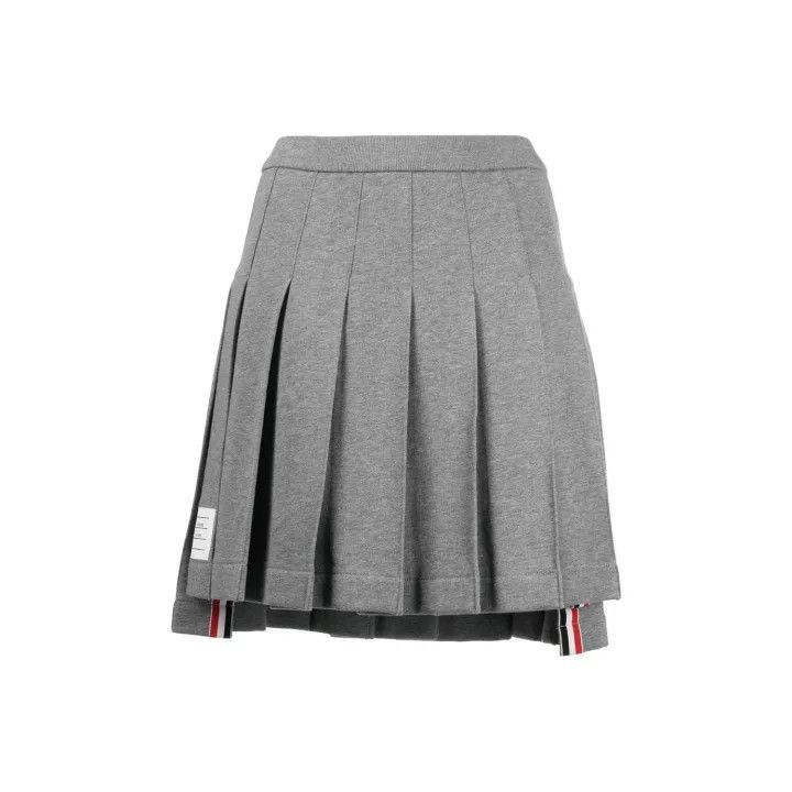 Thom Browne Thom Browne Gray Pleated Short Skirt -2507 Size US 40 / EU 56 - 1 Thumbnail