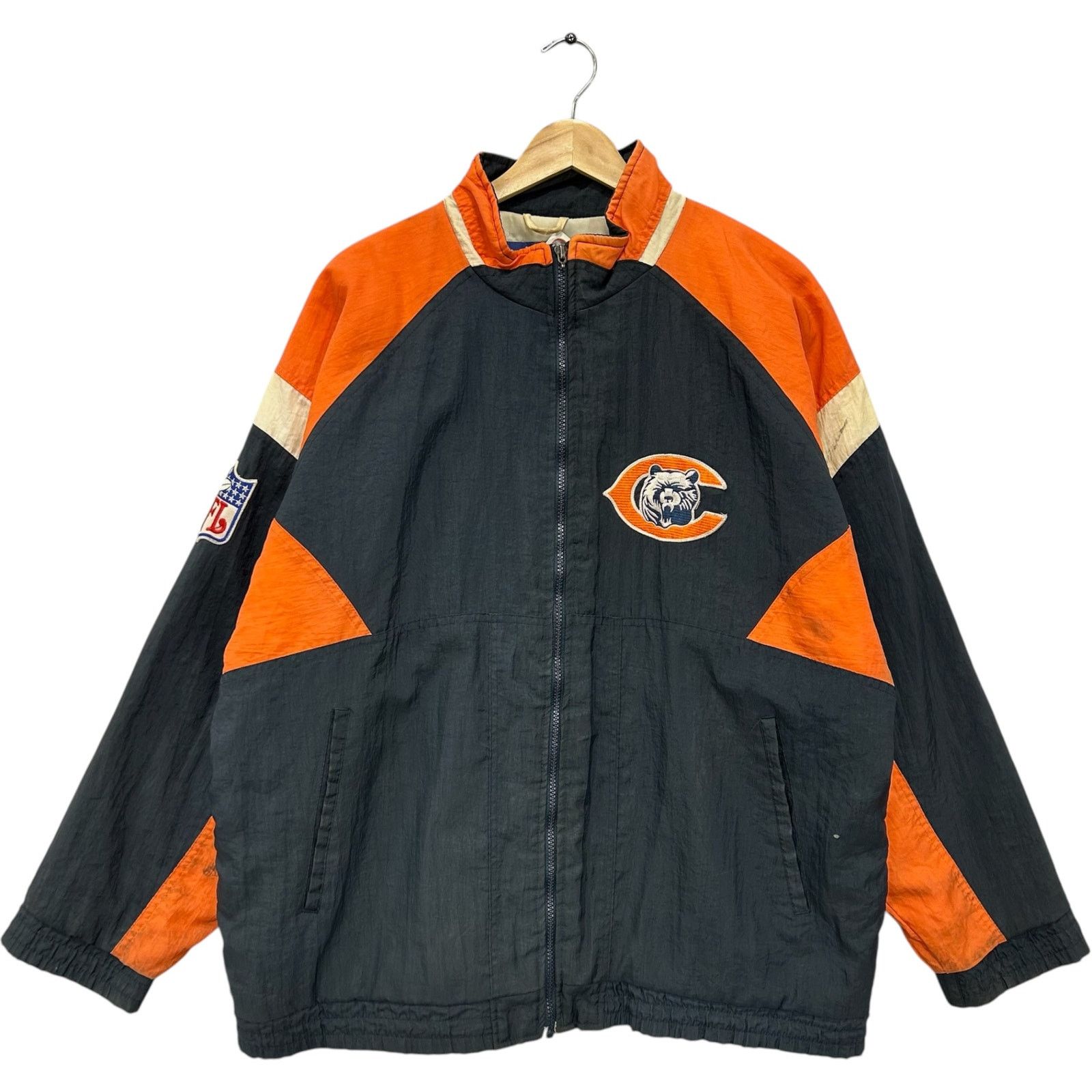 Apex Vintage Apex One Chicago Bears NFL Full Zip Light Jacket XL Size US XL / EU 56 / 4 - 1 Thumbnail