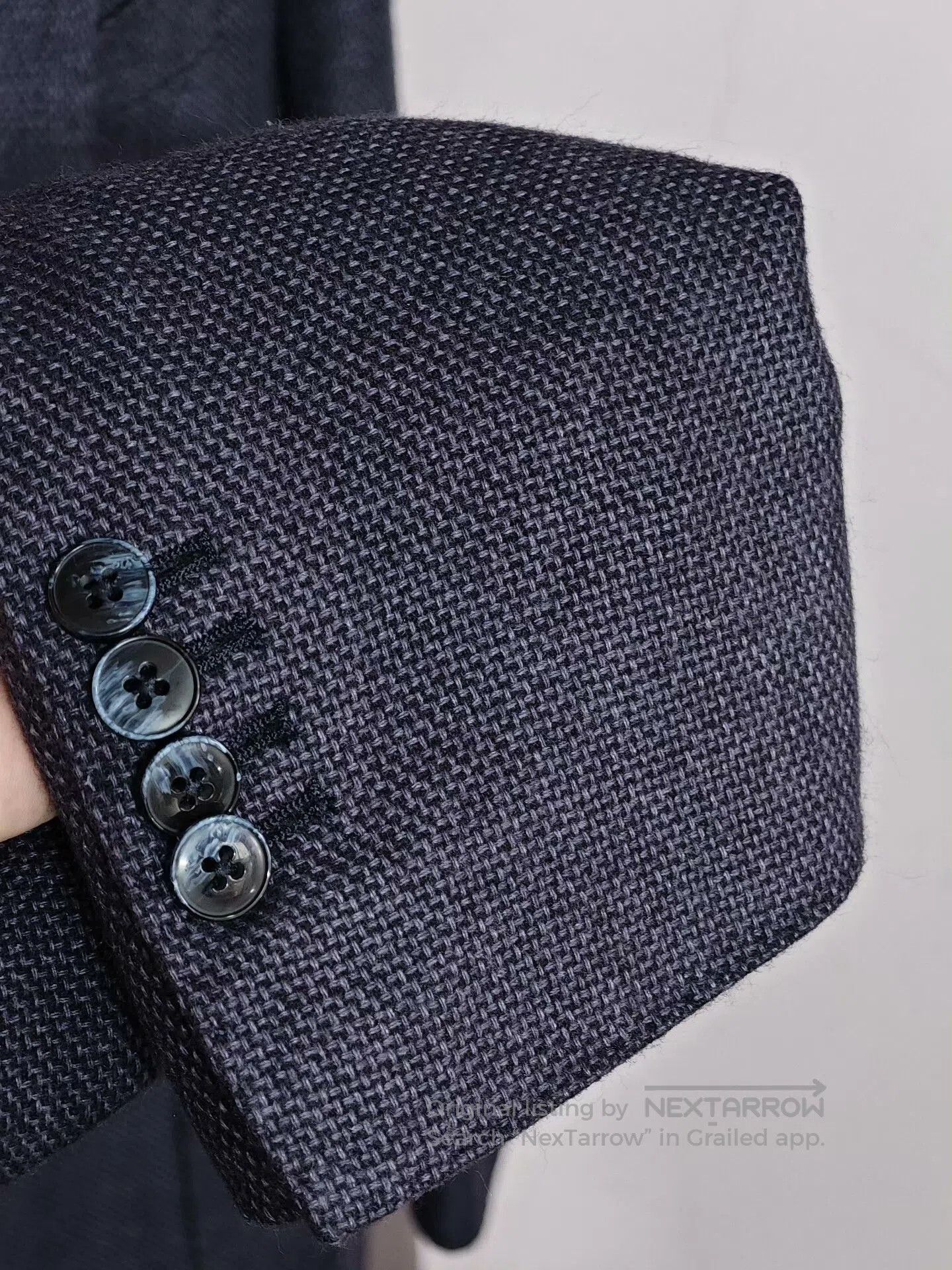 Lubiam Italian Cashmere Silk Suit Jacket. Size US L / EU 52-54 / 3 - 4 Thumbnail
