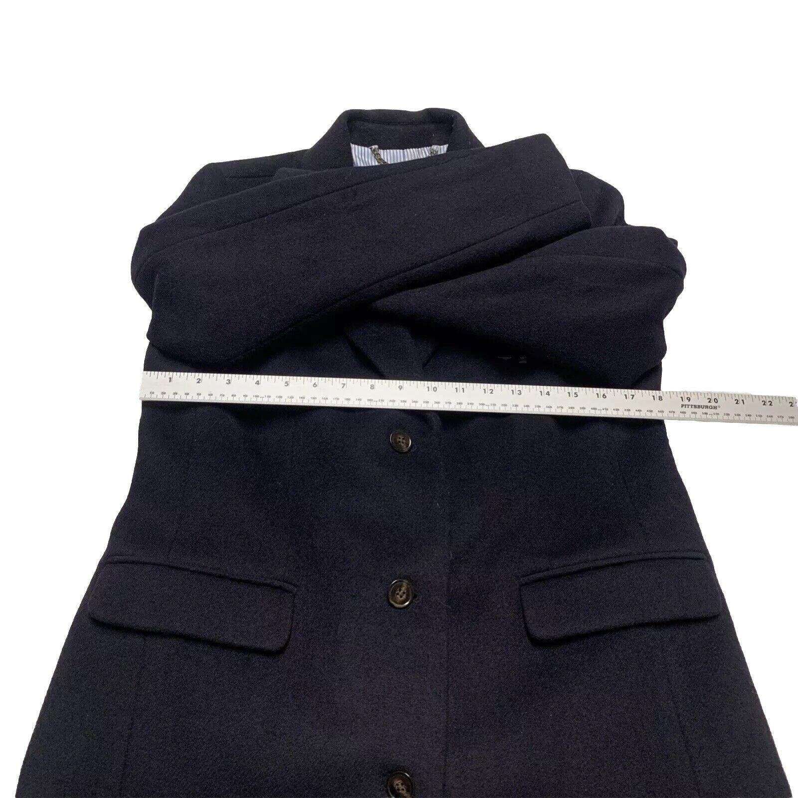 J.Crew J Crew Women’s Sz 12 Black Wool Peacoat Long Topcoat Classic Size XL / US 12-14 / IT 48-50 - 5 Thumbnail