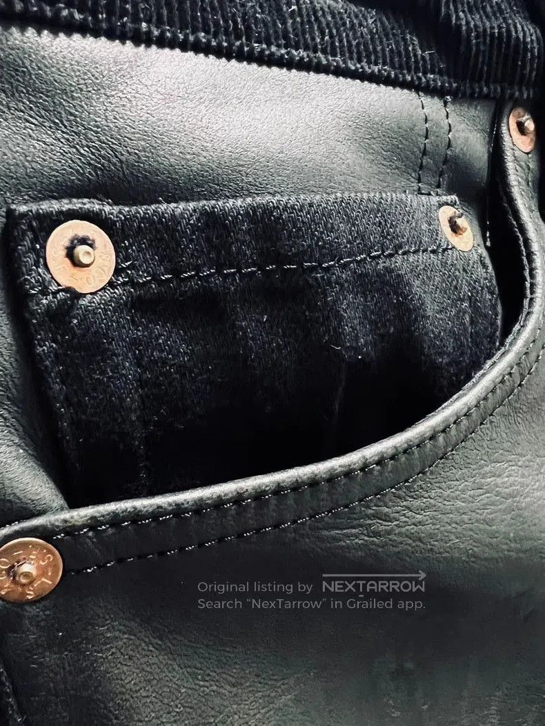 Junya Watanabe JUNYA WATANABE MAN Horsehide Jeans. Size US 26 / EU 42 - 3 Thumbnail