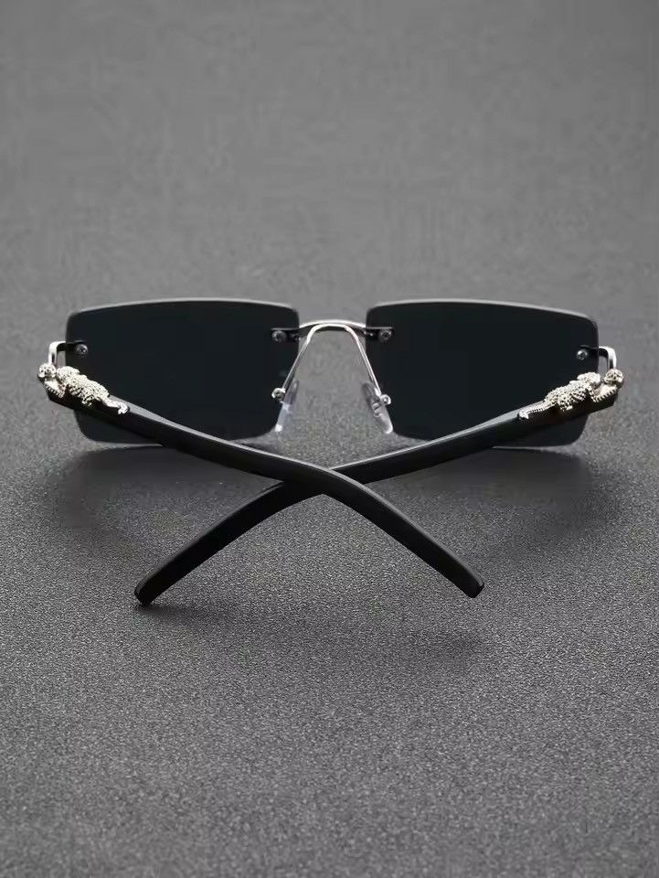 Electric Visual Unisex Classic Square Frame Leopard Sunglases Size ONE SIZE - 4 Thumbnail