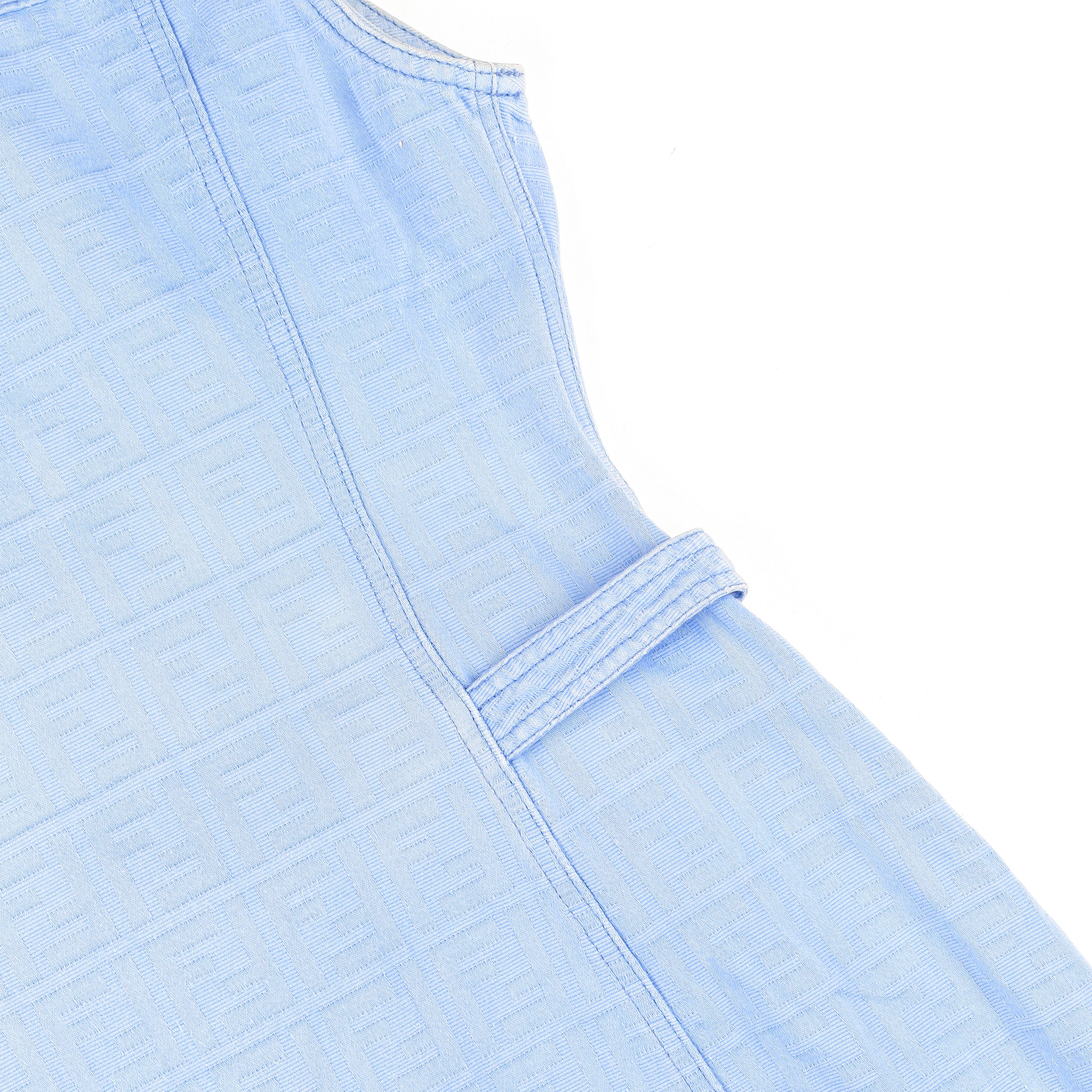 Fendi Fendi Zucca Vintage Baby Blue Monogram Dress (S) Size S / US 4 / IT 40 - 4 Thumbnail