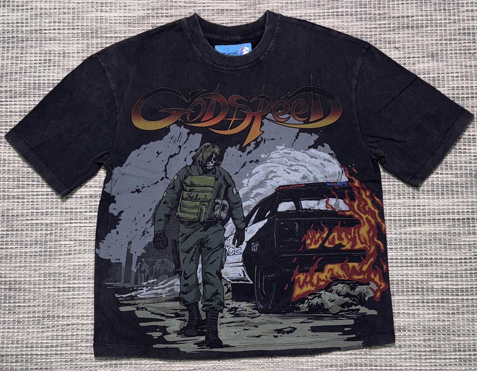 Godspeed Godspeed Khaos Tee (Black) Size US L / EU 52-54 / 3 - 1 Thumbnail