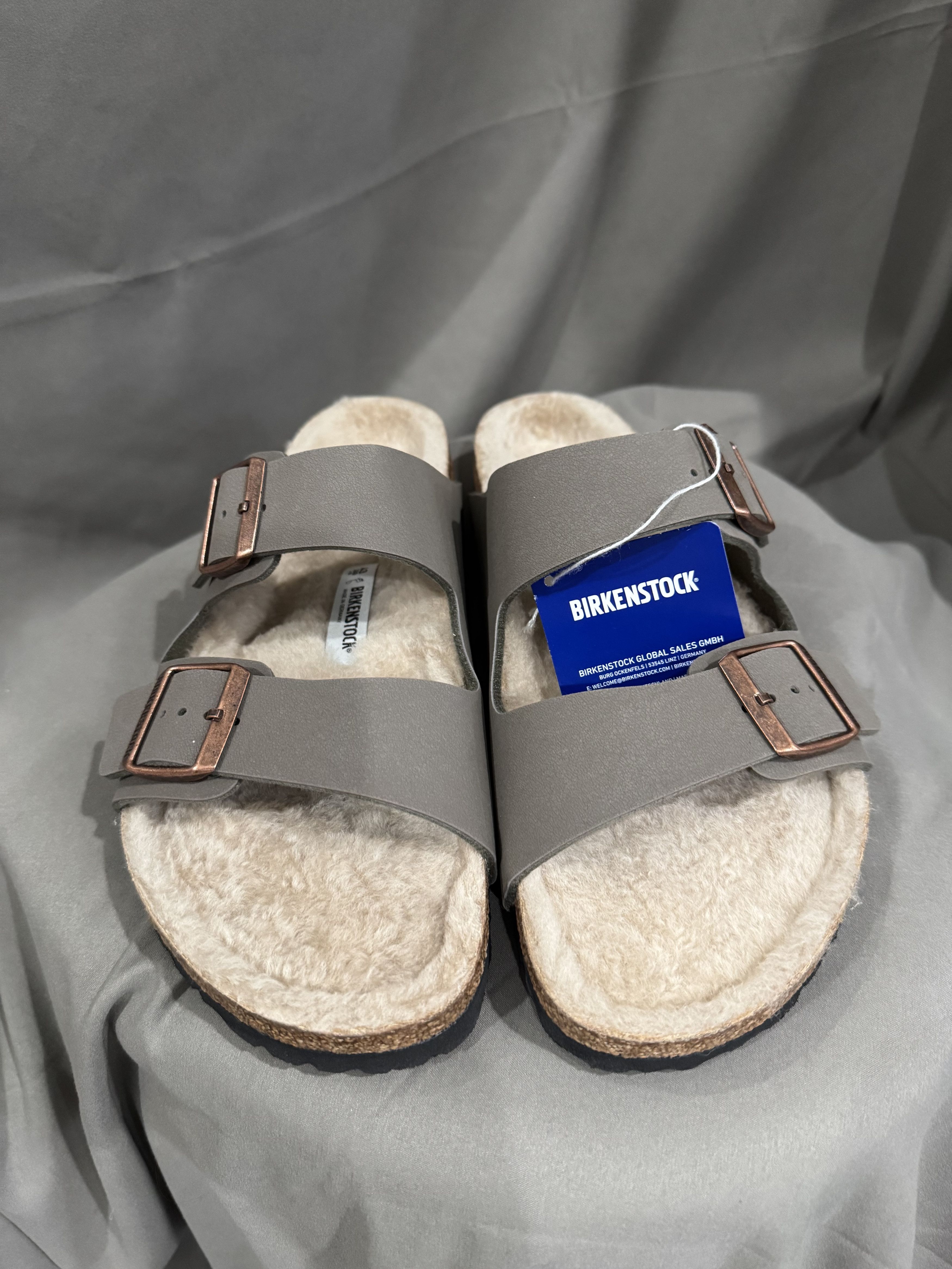 Birkenstock Birkenstock Shearling-Lined Arizona Sandals Adjustable Strap Size US 10 / EU 43 - 1 Thumbnail