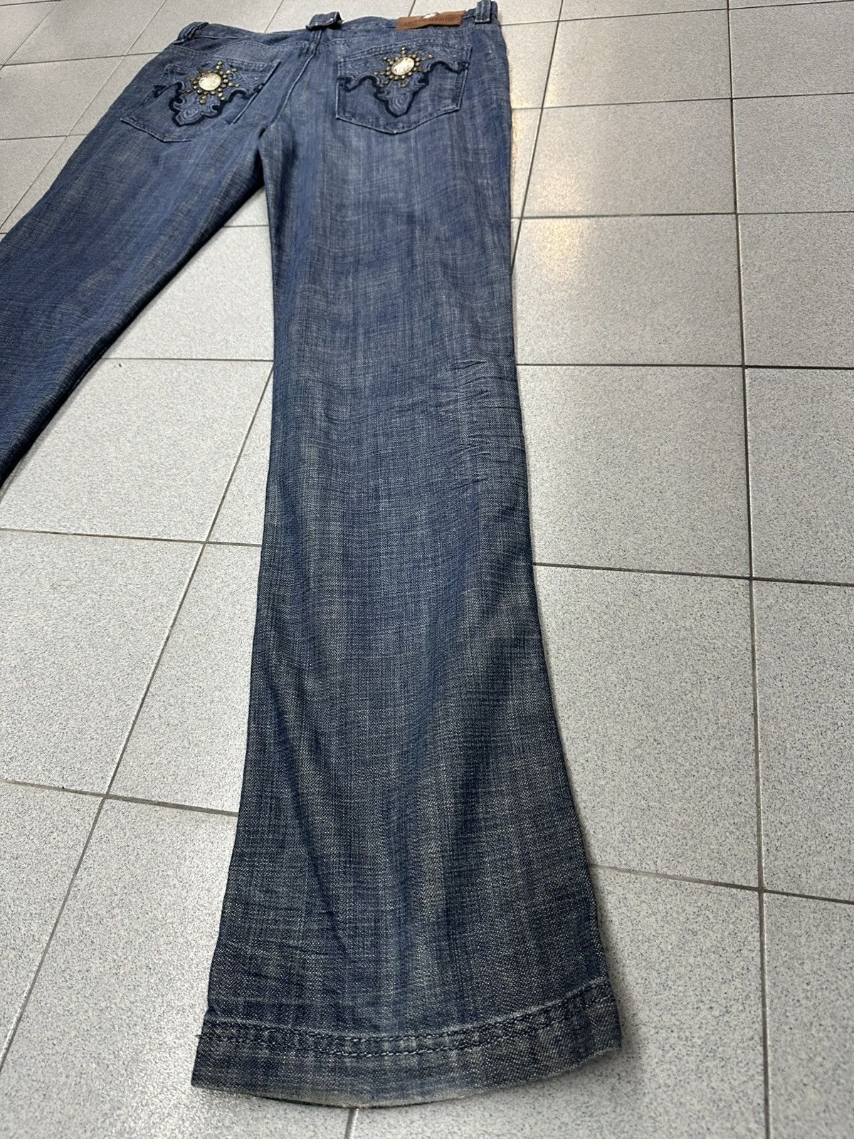 Japanese Brand × Vintage VTG ANTIQUE Denim Pants Size US 36 / EU 52 - 3 Thumbnail