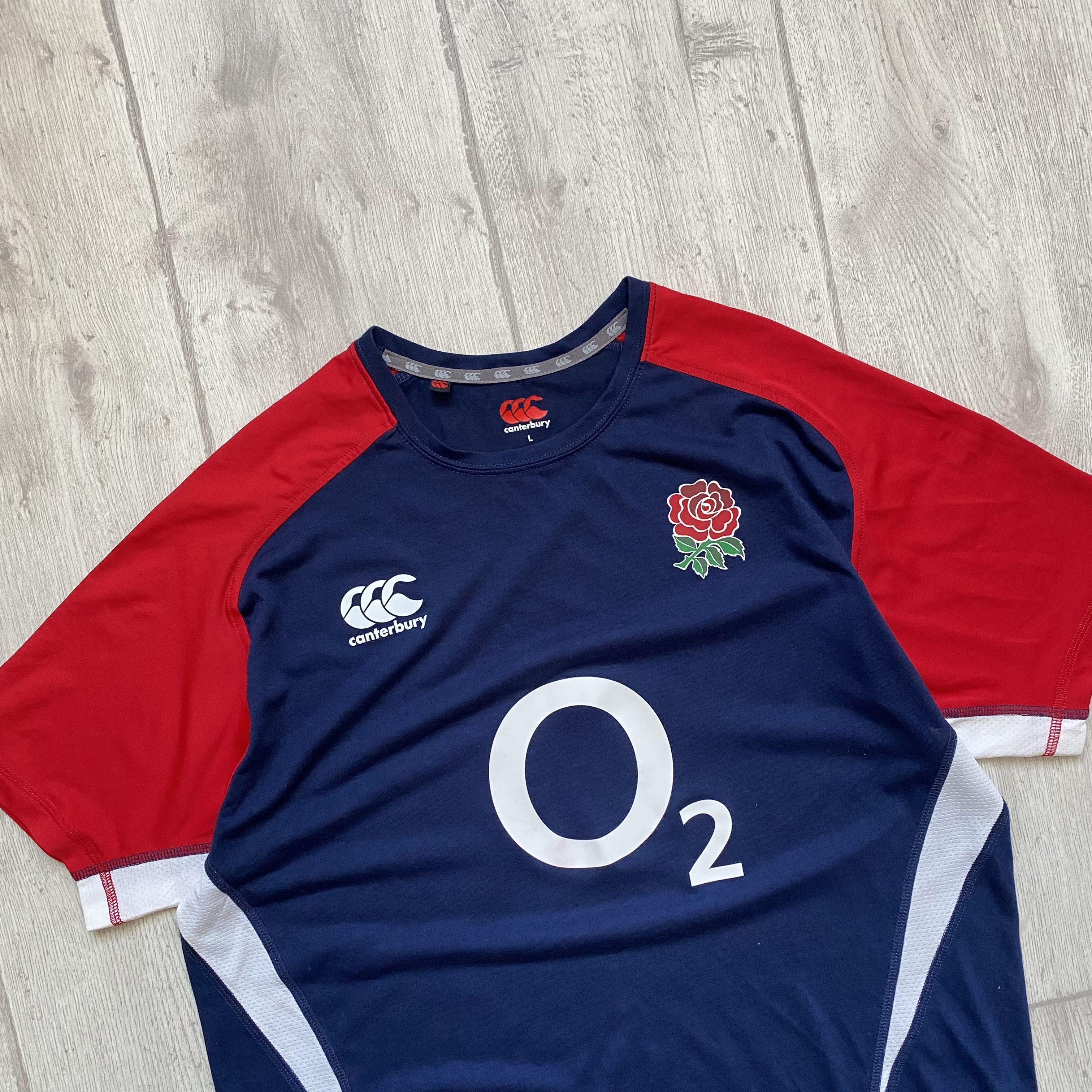 Canterbury of New Zealand 🏈Vintage Canterbury England Rugby Jersey Tee Shirt Blockore Size US M / EU 48-50 / 2 - 3 Thumbnail