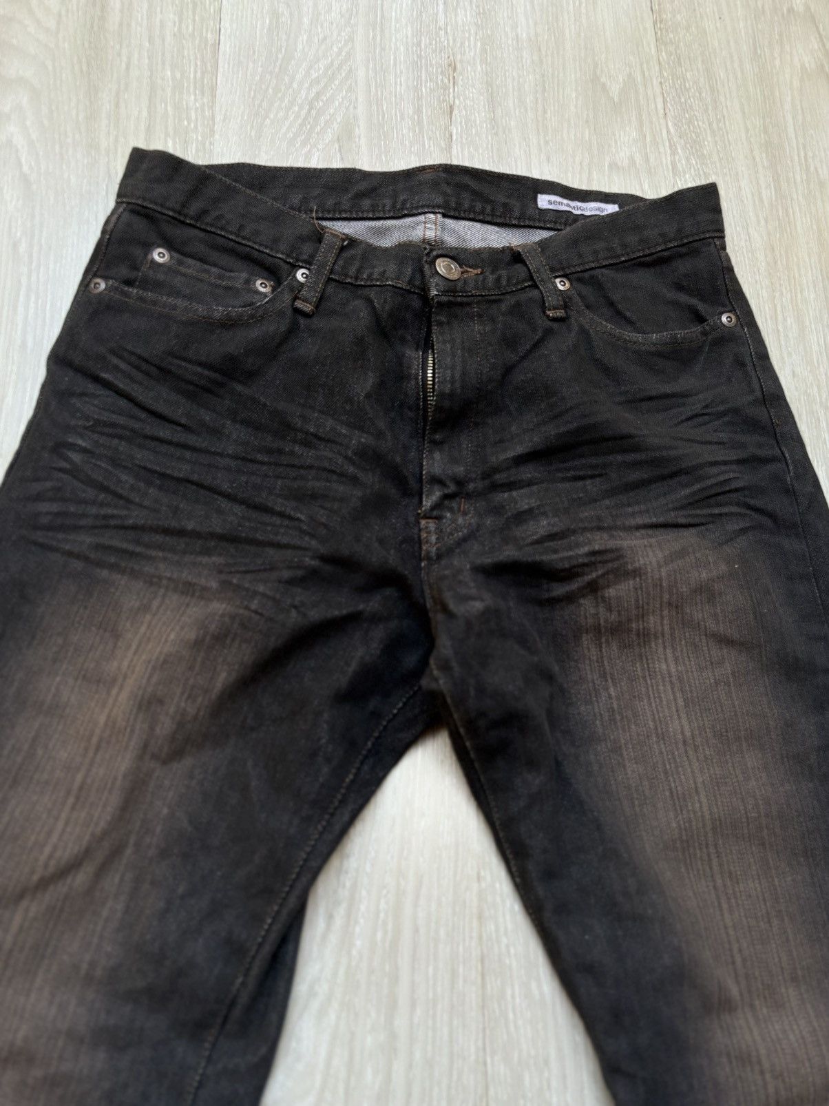 semanticdesign SEMANTIC DESIGN lace-up jeans Size US 29 - 2 Thumbnail