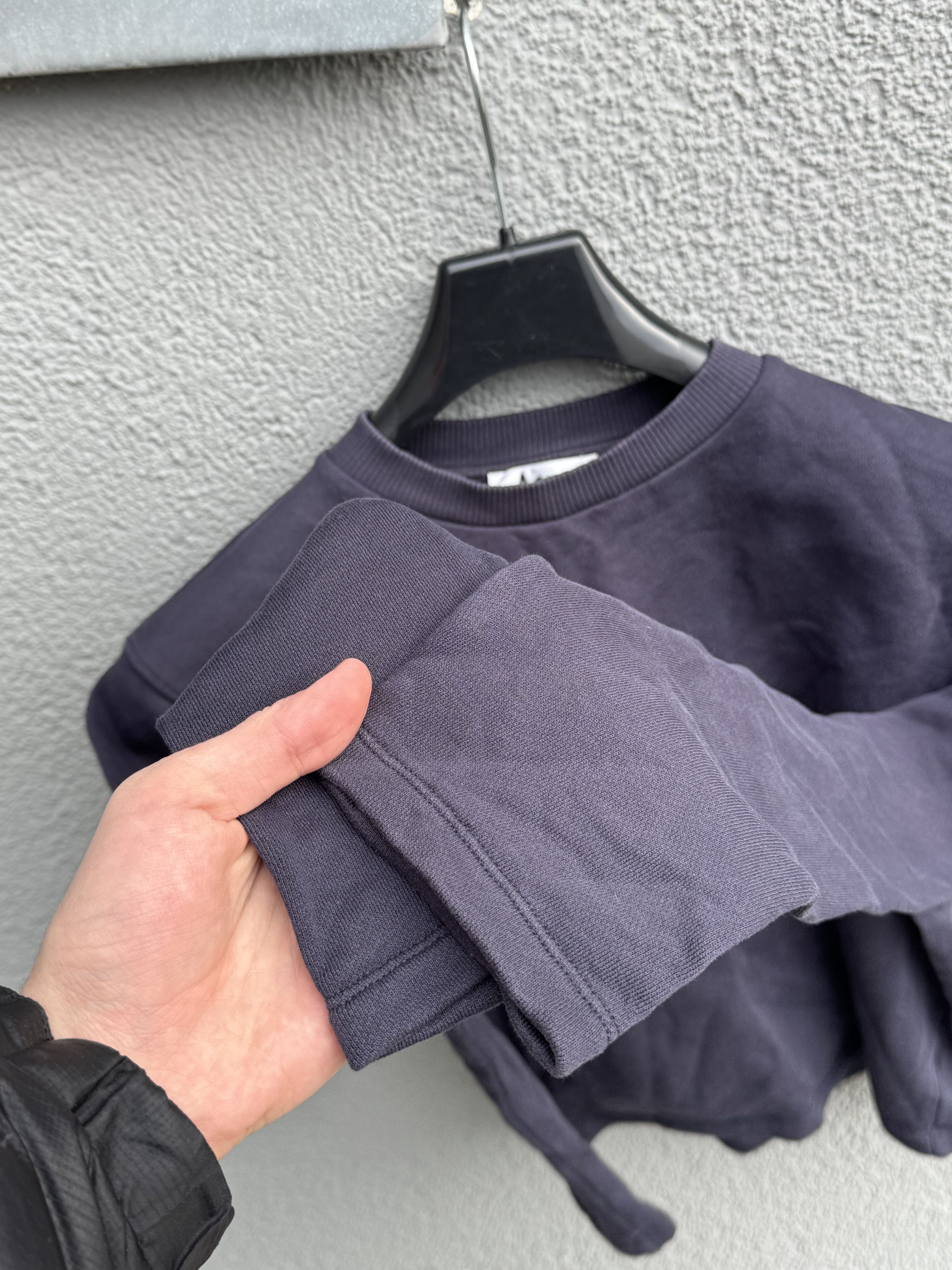 Acne Studios Acne Studios Lithea Women's Blue Crop Sweatshirt Top Size S Size S / US 4 / IT 40 - 3 Thumbnail