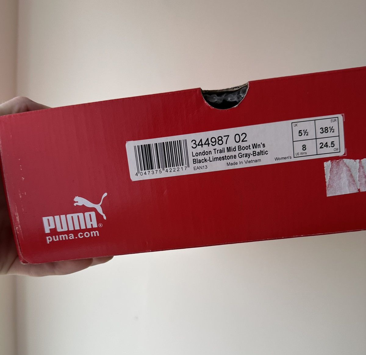 Puma Puma London Trail mid black leather biker boots side zip Size US 8.5 / IT 38.5 - 11 Thumbnail