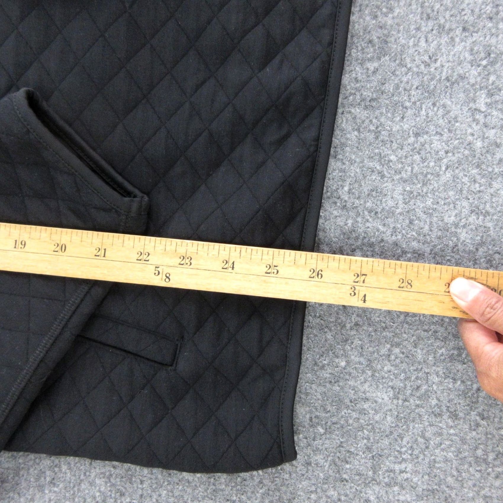Marine Layer Marine Layer Shirt Mens L Black Sweatshirt Quilted Knit Zip Pullover Pockets Size US L / EU 52-54 / 3 - 3 Thumbnail