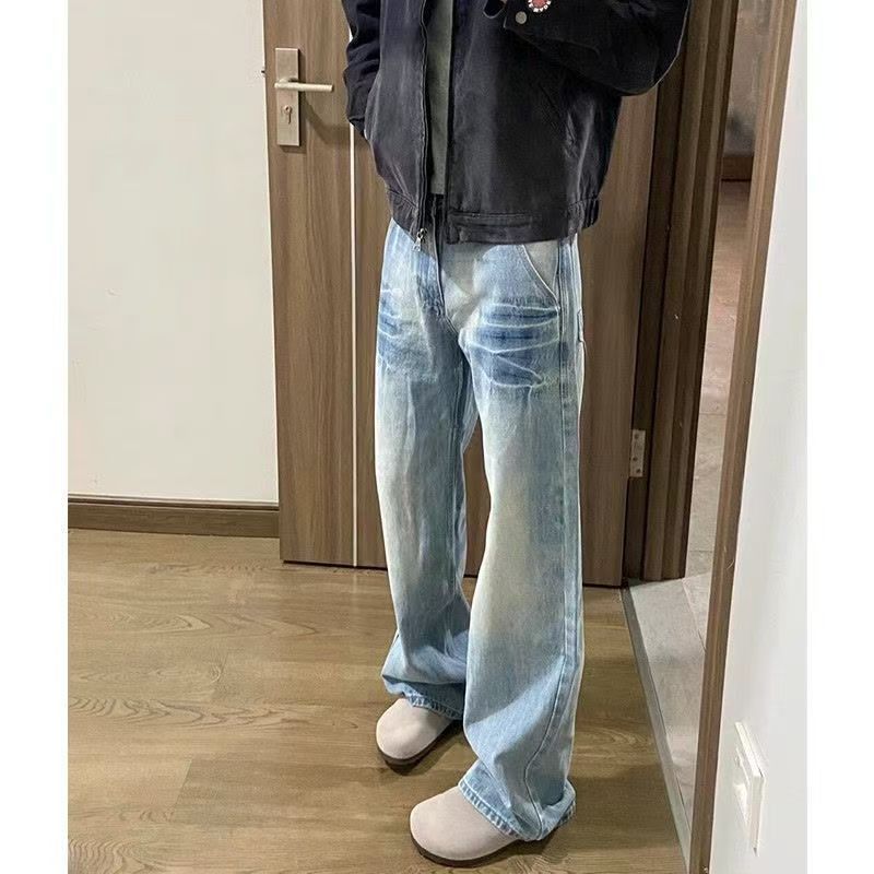 Japanese Brand × Jean Blue washed vintage straight jeans y2k Size US 32 / EU 48 - 3 Thumbnail