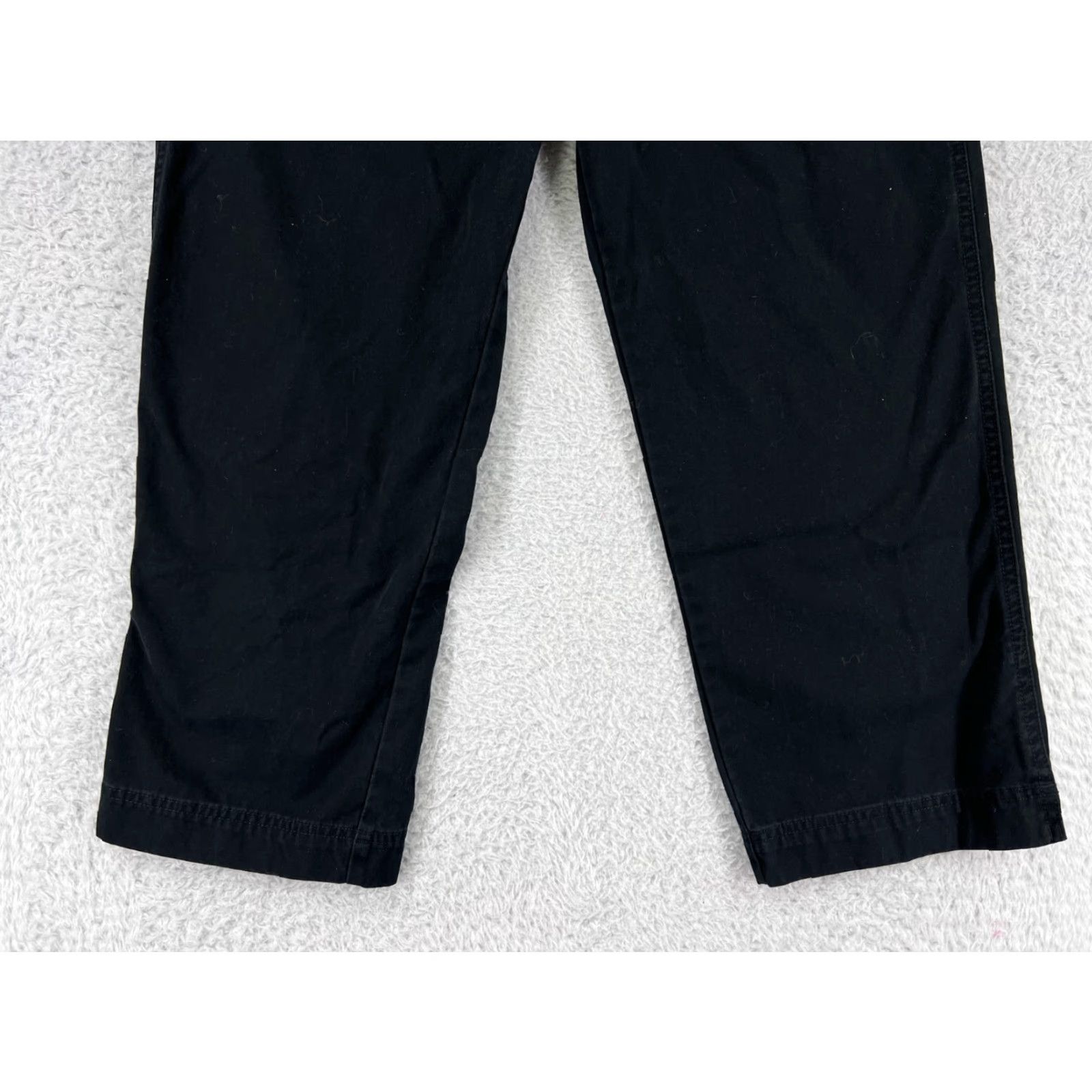 Eddie Bauer Eddie Bauer Women Jeans Black 10 Cotton 5-Pocket Straight Leg Inseam 23 in Zip Belt Loops Regular Size 32" / US 10 / IT 46 - 4 Thumbnail