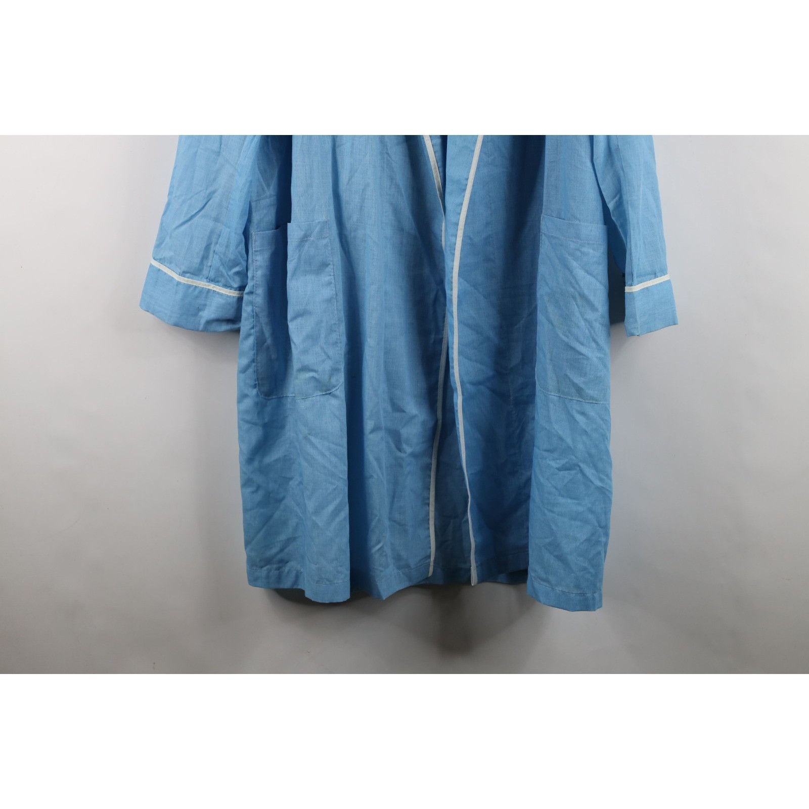 Vintage Vintage 70s Streetwear Distressed Lightweight Bath Robe Size US L / EU 52-54 / 3 - 3 Thumbnail