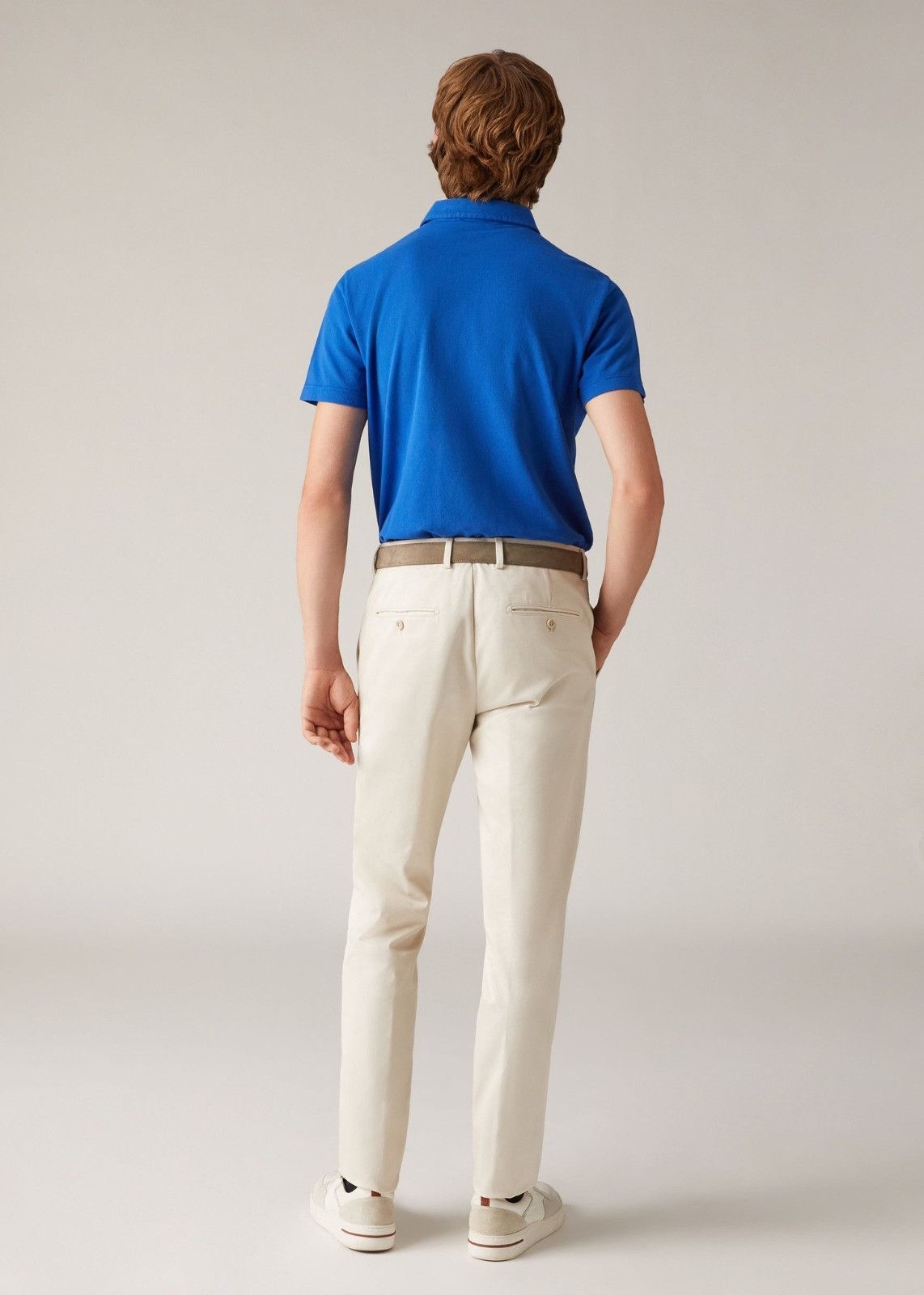 o1loc1c0124 Polo Shirt in Blue