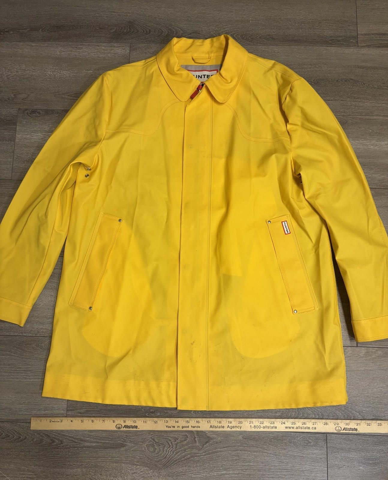 Hunter Hunter Original Mens Yellow Waterproof Rain Jacket Size XXL Size US XXL / EU 58 / 5 - 3 Thumbnail