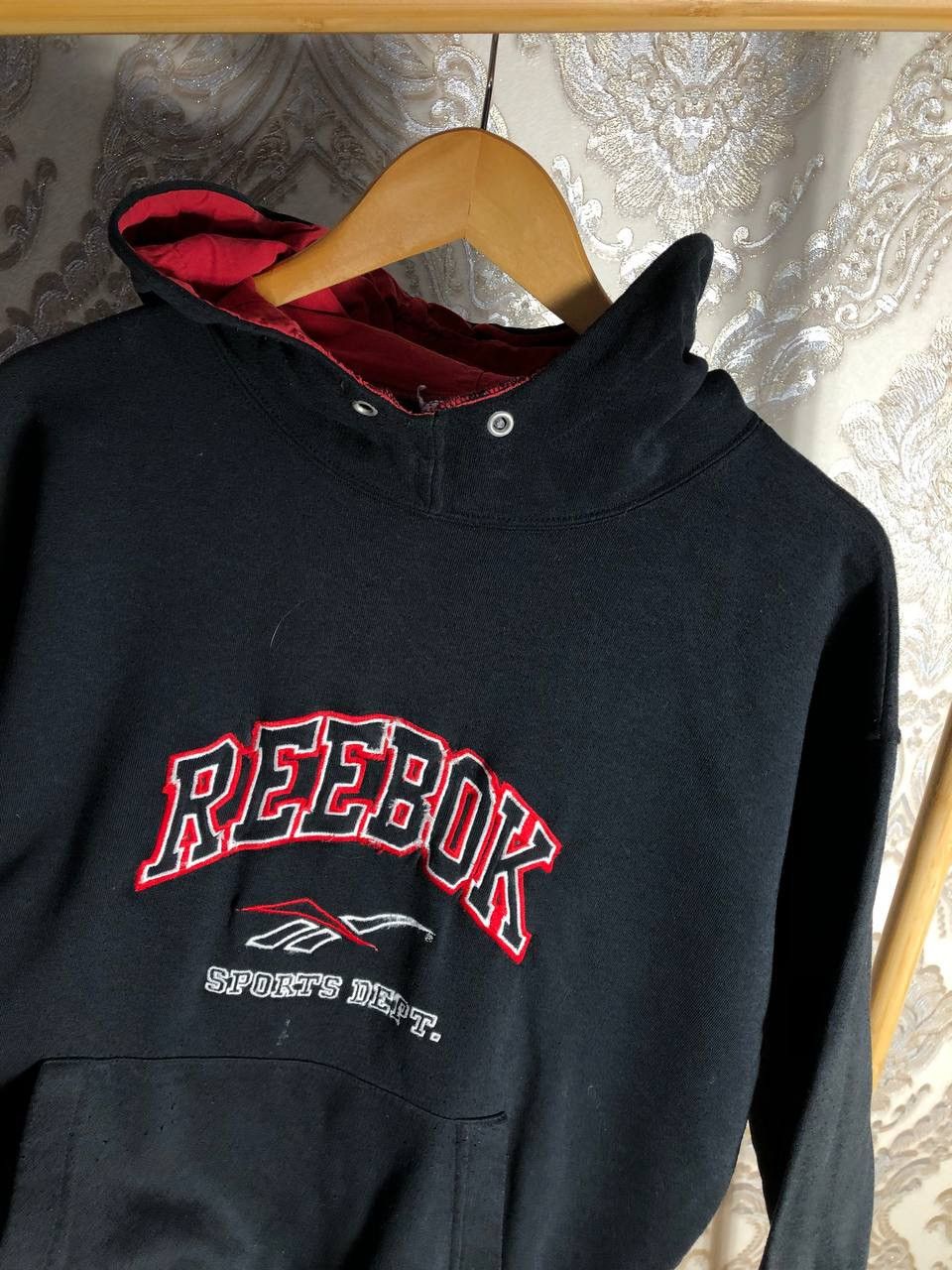 Reebok VINTAGE REEBOK RETRO HOODIE BIG LOGO SPORT JAPAN STYLE 90s Size US M / EU 48-50 / 2 - 2 Thumbnail