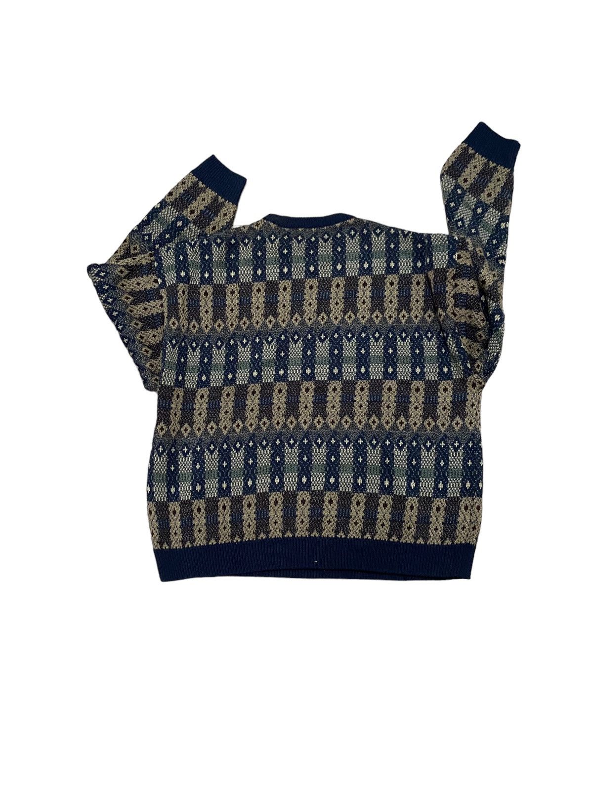 Japanese Brand × Vintage Vintage baggy distressed knitwear skater sweater 1990s Size US XL / EU 56 / 4 - 2 Thumbnail