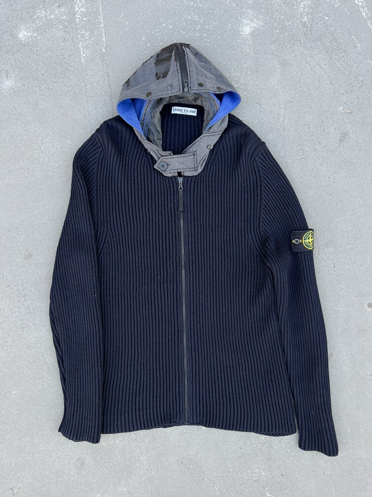 Stone Island × Vintage Stone Island vintage hoodie Size US L / EU 52-54 / 3 - 2 Thumbnail