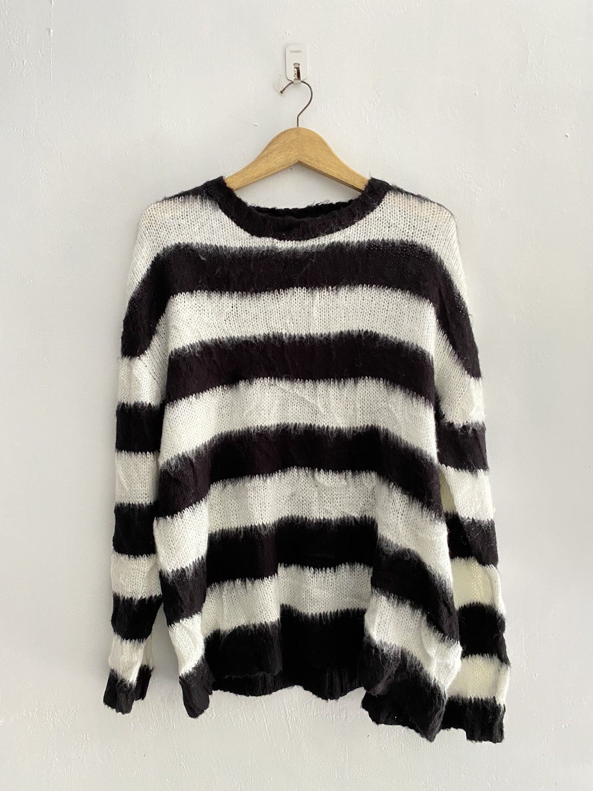 Hysteric Glamour Japanese vastic striped mohair knit Size US L / EU 52-54 / 3 - 1 Thumbnail