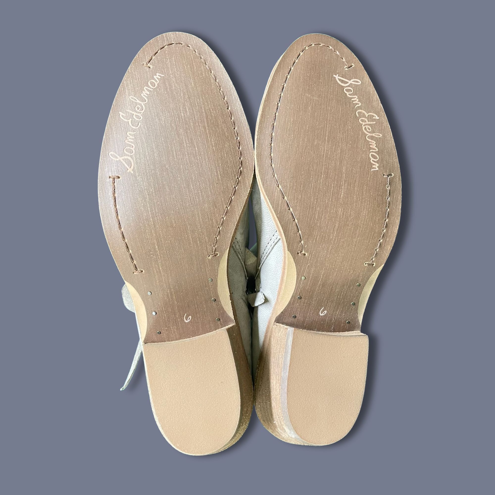Sam Edelman SAM EDELMAN PACKER Leather Ankle Booties Size 6 Beige With Z Size US 6 / IT 36 - 6 Thumbnail