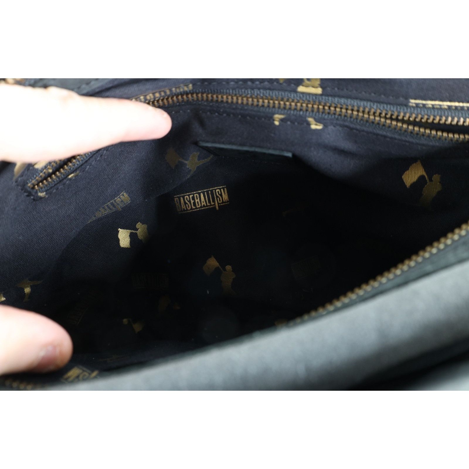 Vintage Baseballism Glove Leather Handled Game Day Purse Bag Black Size ONE SIZE - 9 Thumbnail