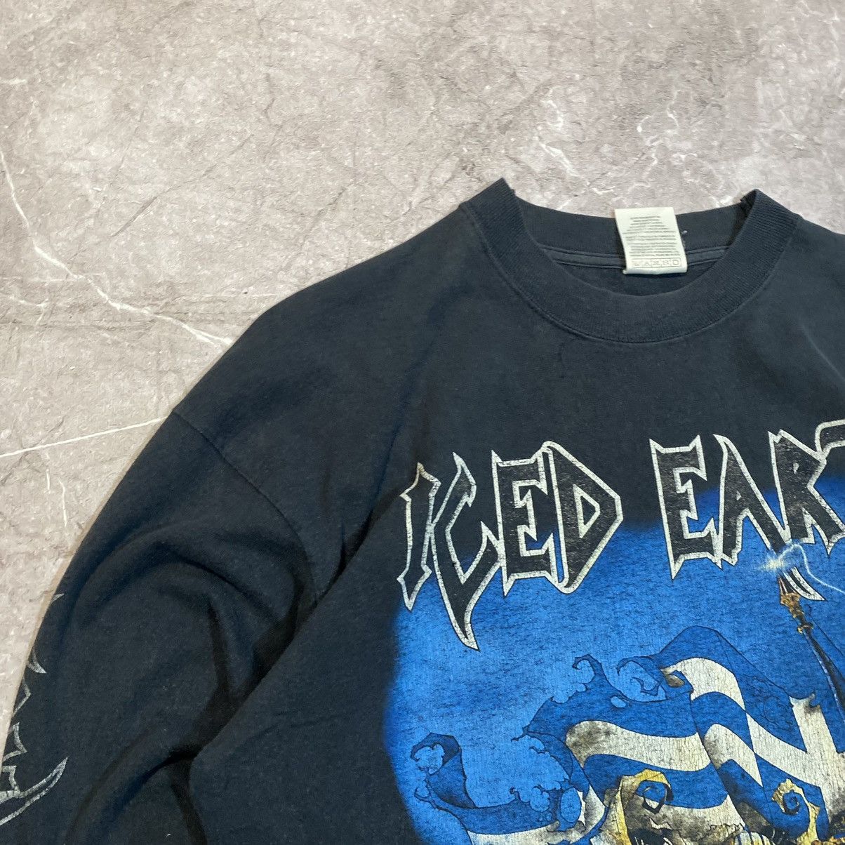 Band Tees × Vintage VINTAGE ICED EARTH LONG SLEEVE BIG LOGO 90s Size US L / EU 52-54 / 3 - 2 Thumbnail