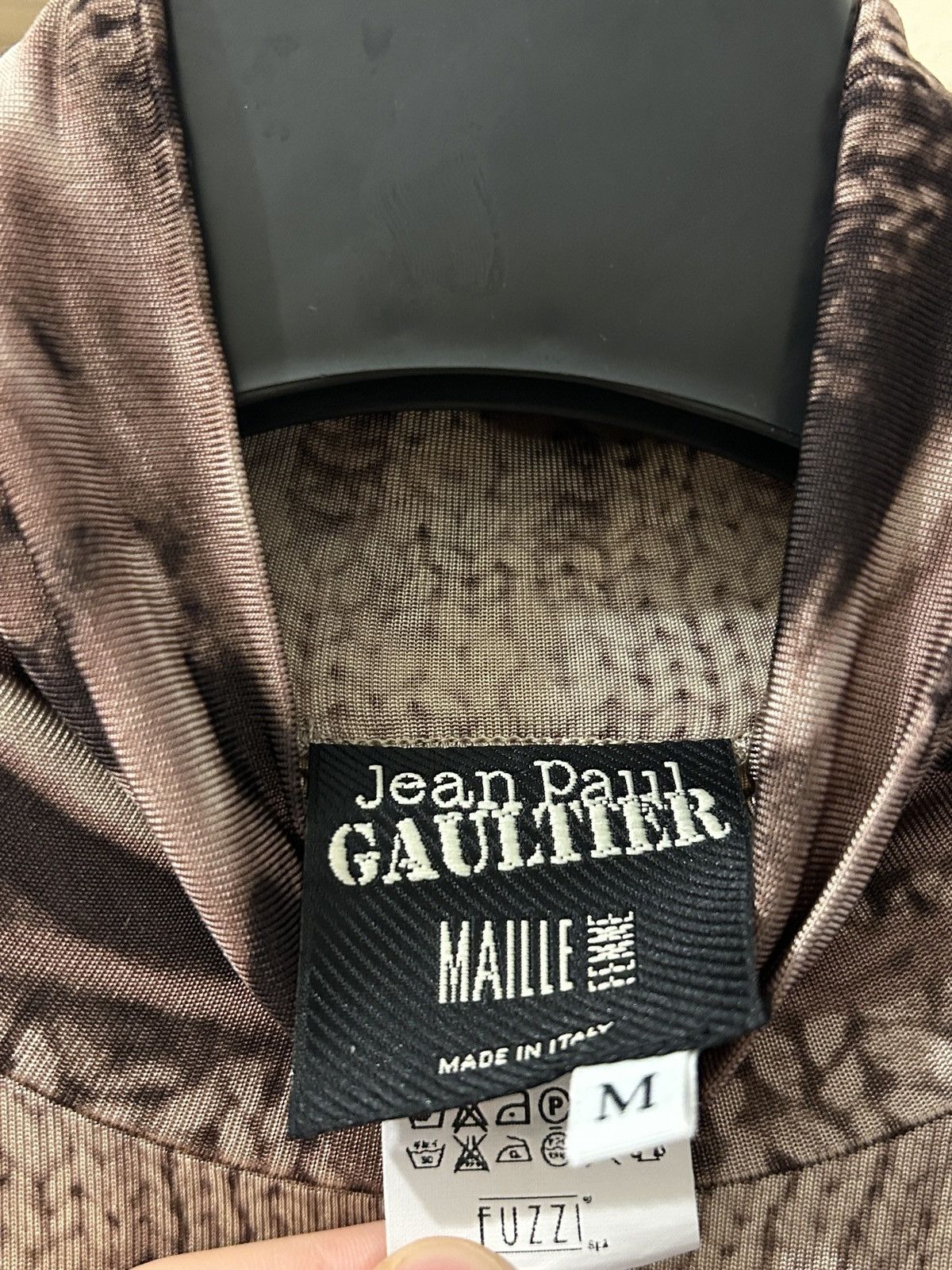 Jean Paul Gaultier Jean Paul Gaultier trompeloeil vintage mesh turtle neck Size M / US 6-8 / IT 42-44 - 8 Thumbnail