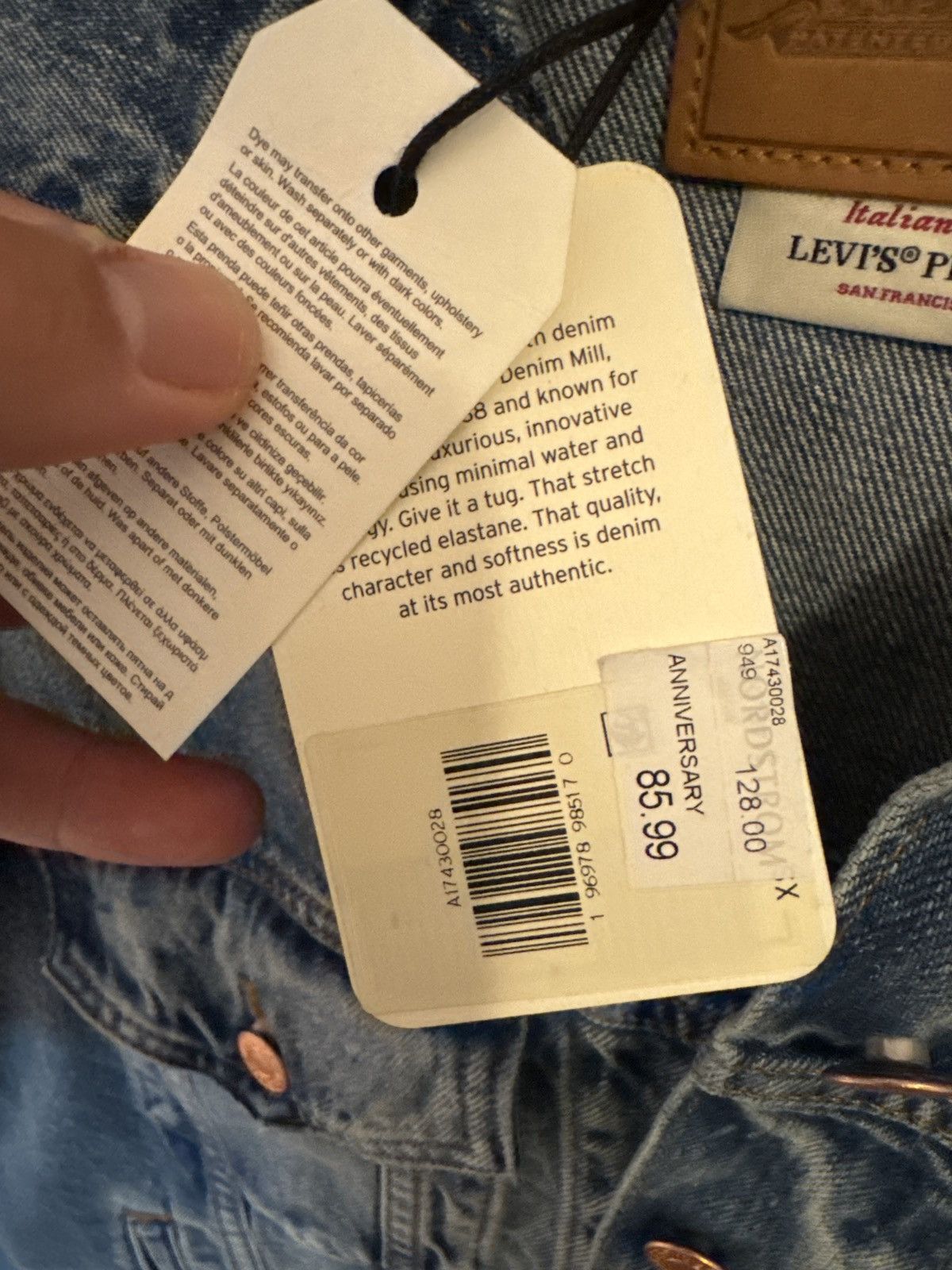 Levi's Levi Strauss Premium Italian denim Size XS / US 0-2 / IT 36-38 - 3 Thumbnail