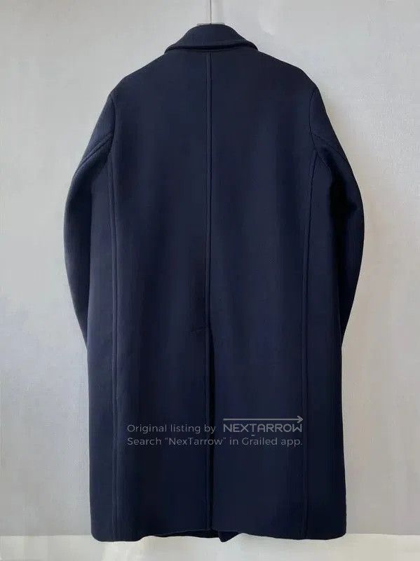 Burberry Burberry Navy Cotton Long Coat for Men. Size US M / EU 48-50 / 2 - 2 Thumbnail