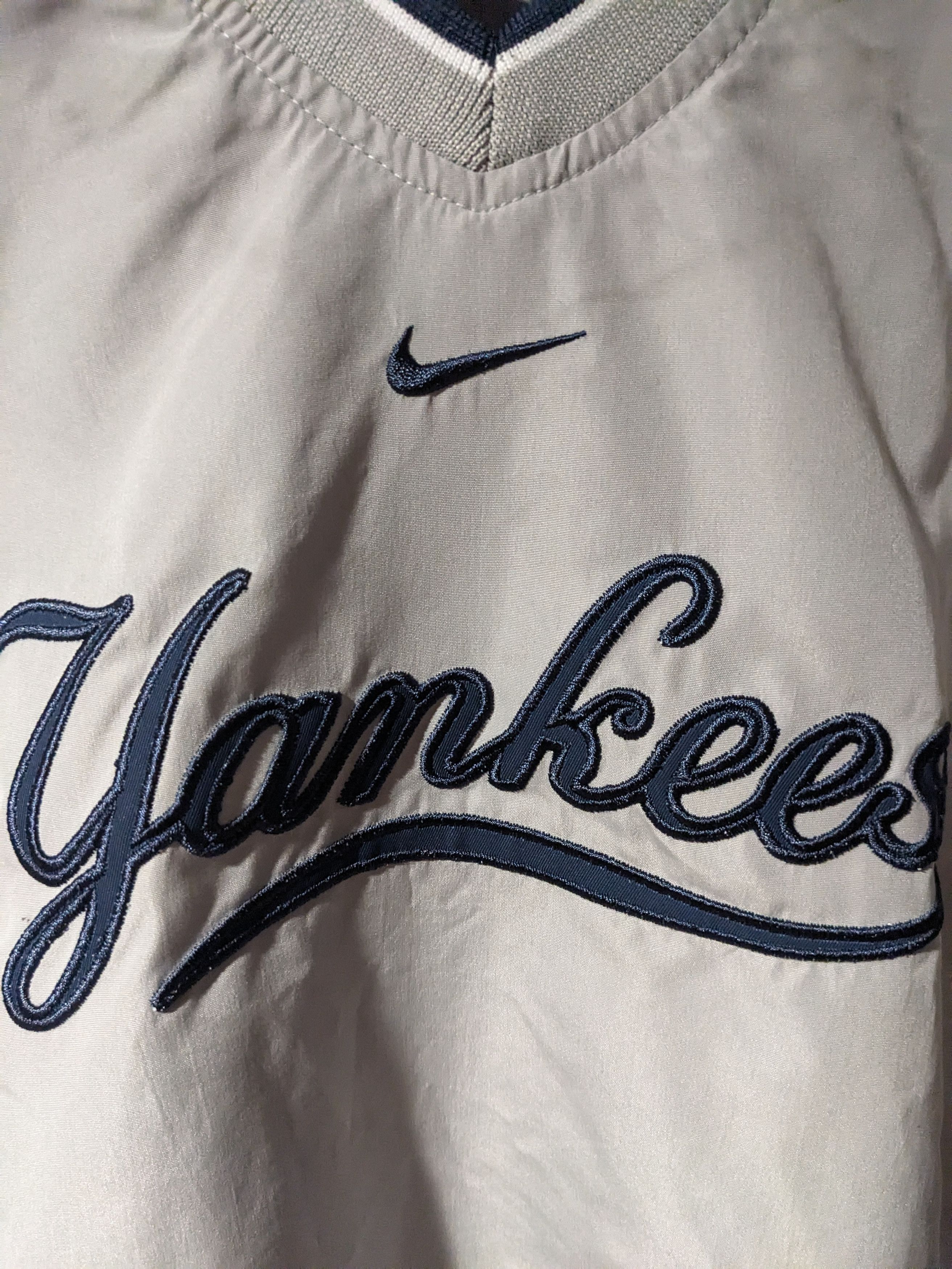 New York Yankees Vintage Y2K New York Yankees Nike Swoosh YOUTH Windbreaker Size US L / EU 52-54 / 3 - 2 Thumbnail