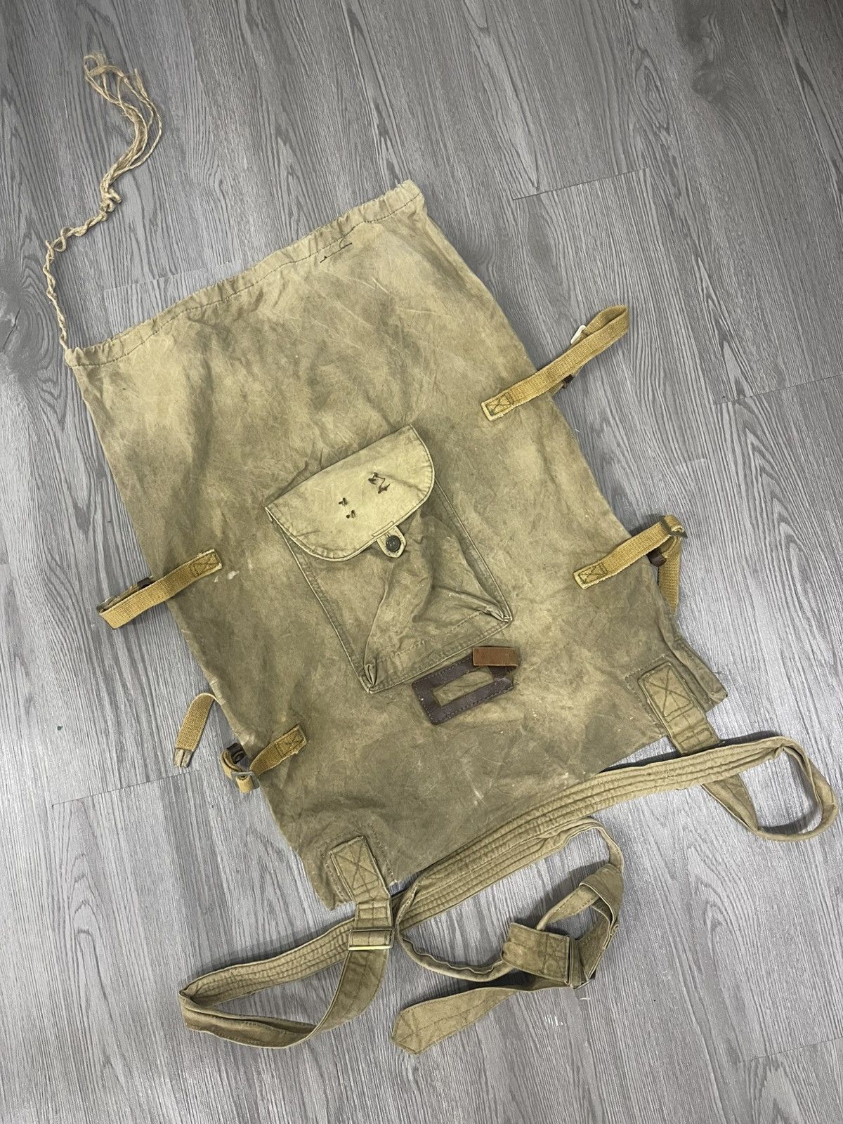 Vintage Vintage USSR soviet rucksack military bagpack Size ONE SIZE - 7 Thumbnail