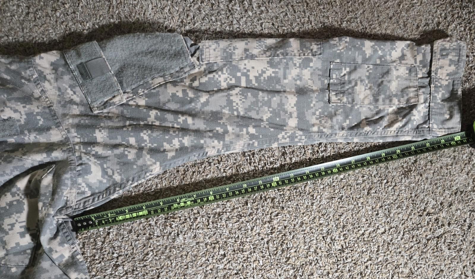 Designer ACU Shirt/Coat Medium X-Long USGI Digital Camo Ripstop Army Size ONE SIZE - 4 Thumbnail