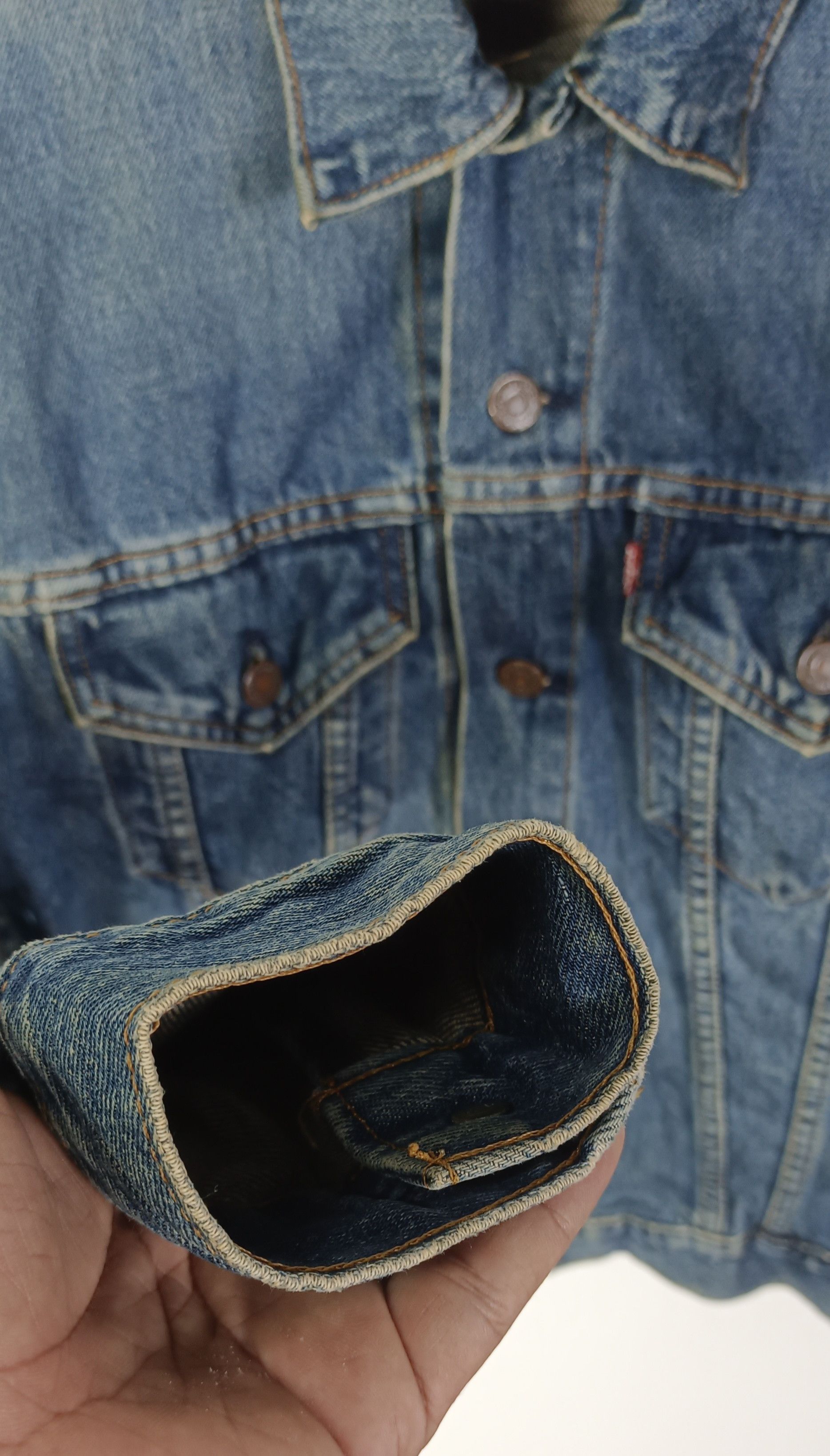 Levi's Vintage 90s Levi's 715 Button Stamp Blanket Size US M / EU 48-50 / 2 - 10 Thumbnail