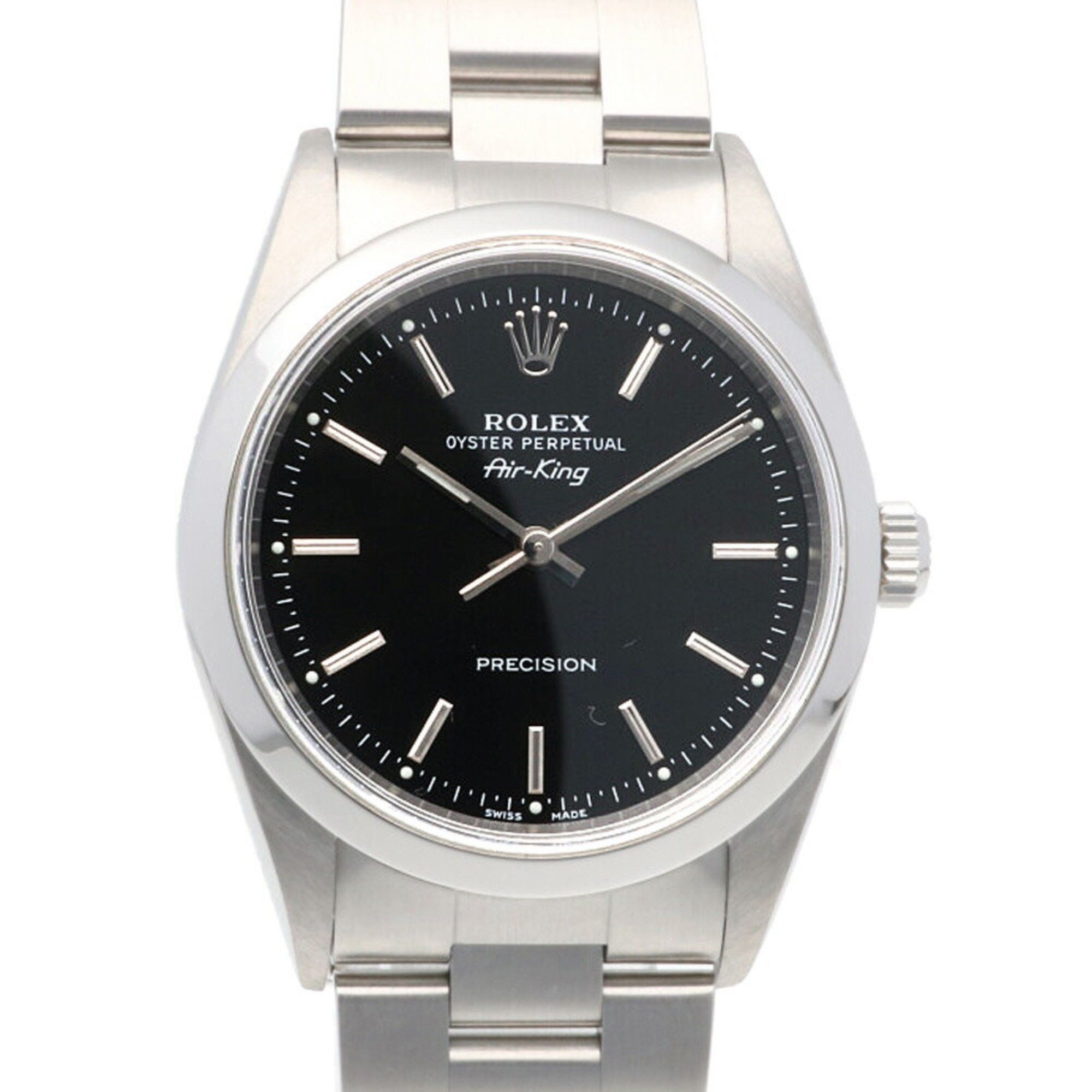 image of Rolex Air-King Precision Oyster Perpetual Watch Stainless Steel 14000 Automatic Men's Rolex P Numbe