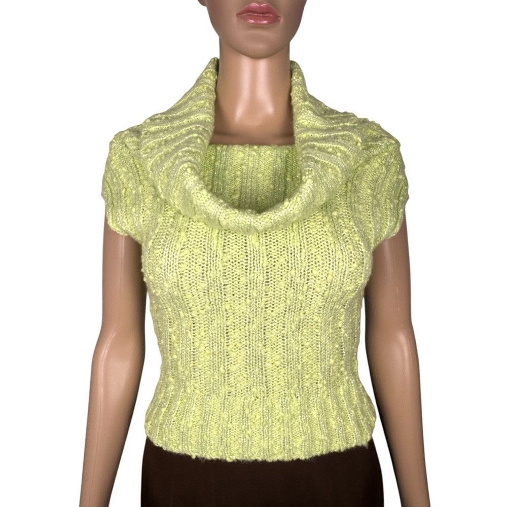Other New Silence + Noise Starlet Off-The-Shoulder Knit Neon Gree Size S / US 4 / IT 40 - 4 Thumbnail