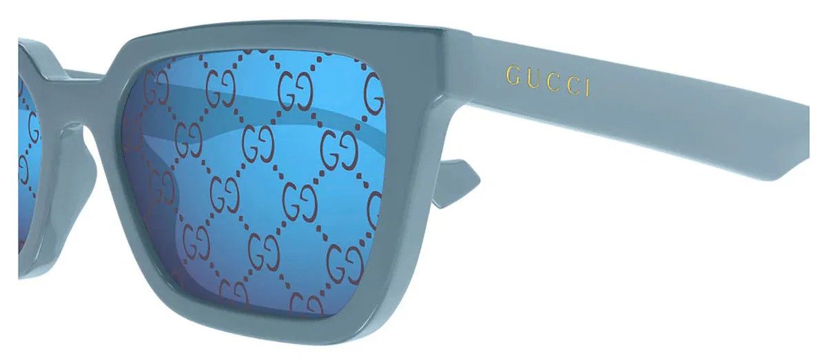 Gucci NEW GUCCI GG1540S-003 Light Blue Size ONE SIZE - 3 Thumbnail