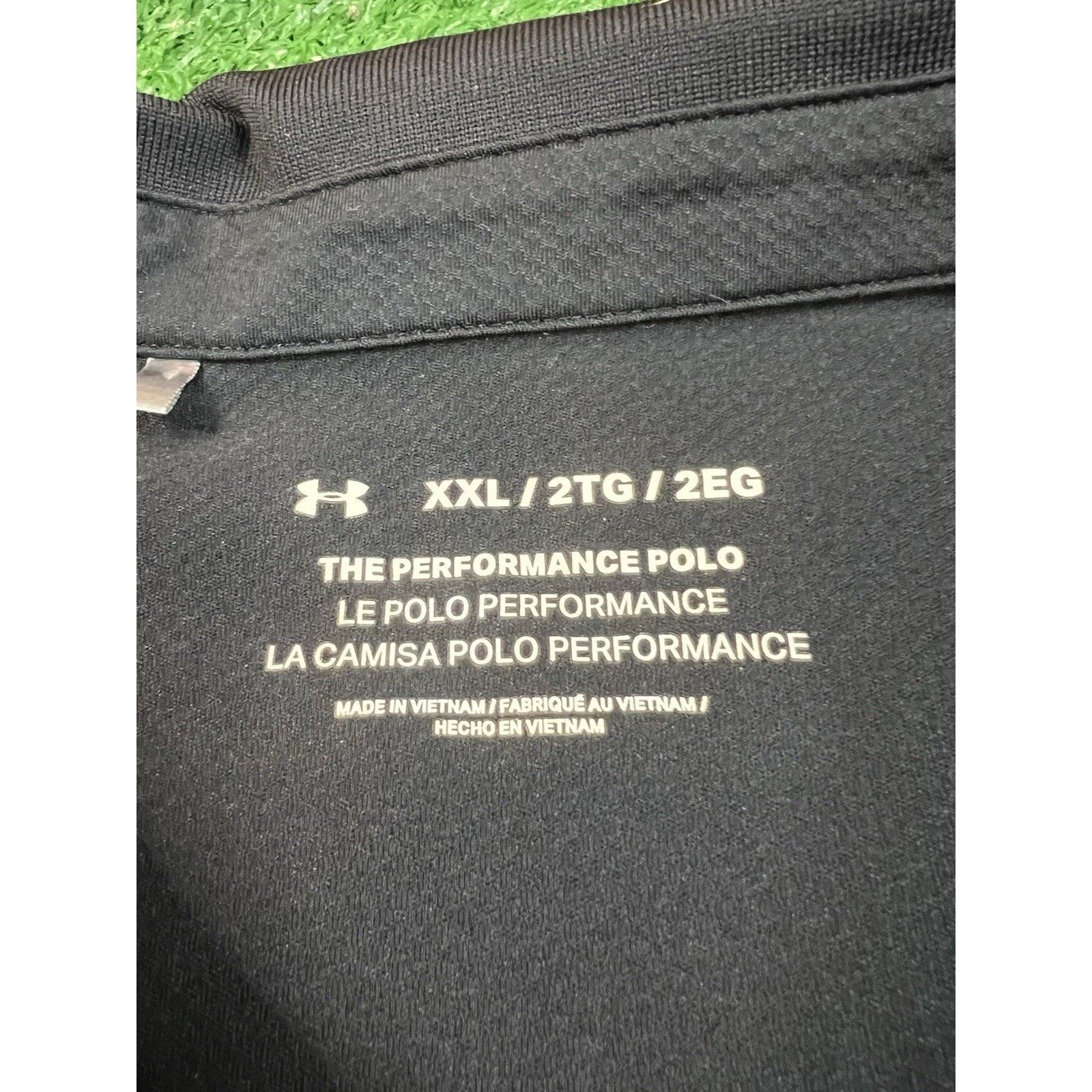 Under Armour Under Armour Polo Shirt Mens 2XL Black Size US XXL / EU 58 / 5 - 3 Thumbnail