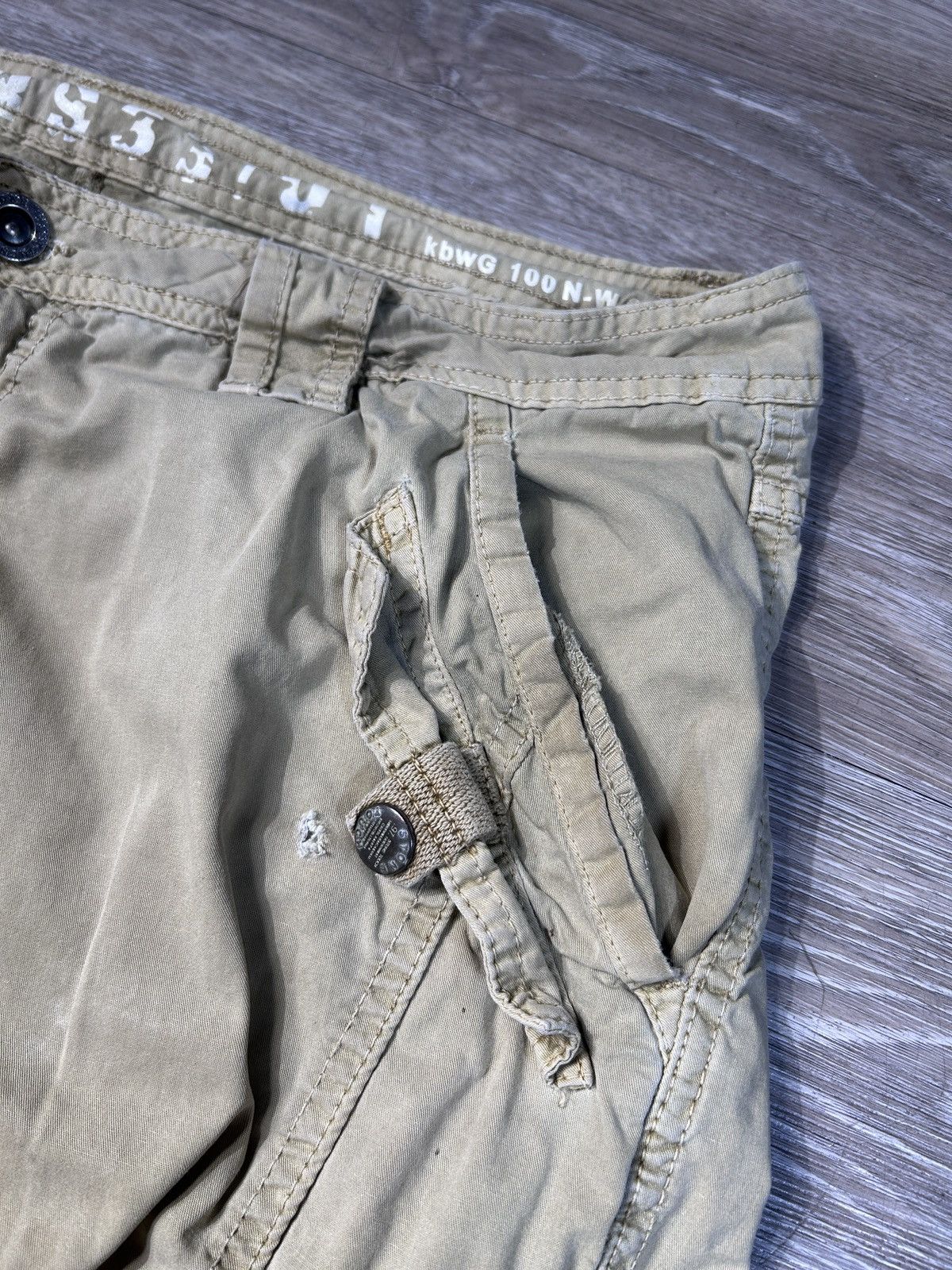 Vintage Vintage Multi-pocket Baggy Fit Stone Cargo Pants Size 36x32 Size US 36 / EU 52 - 8 Thumbnail