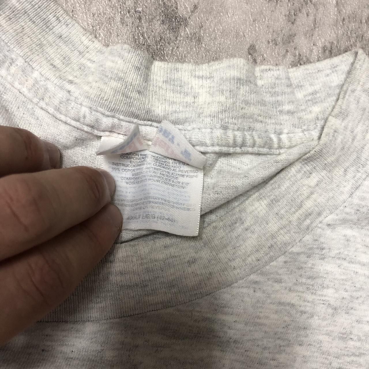 Other Grey vintage 90s single stitch cotton t-shirt clothing Size US L / EU 52-54 / 3 - 4 Thumbnail