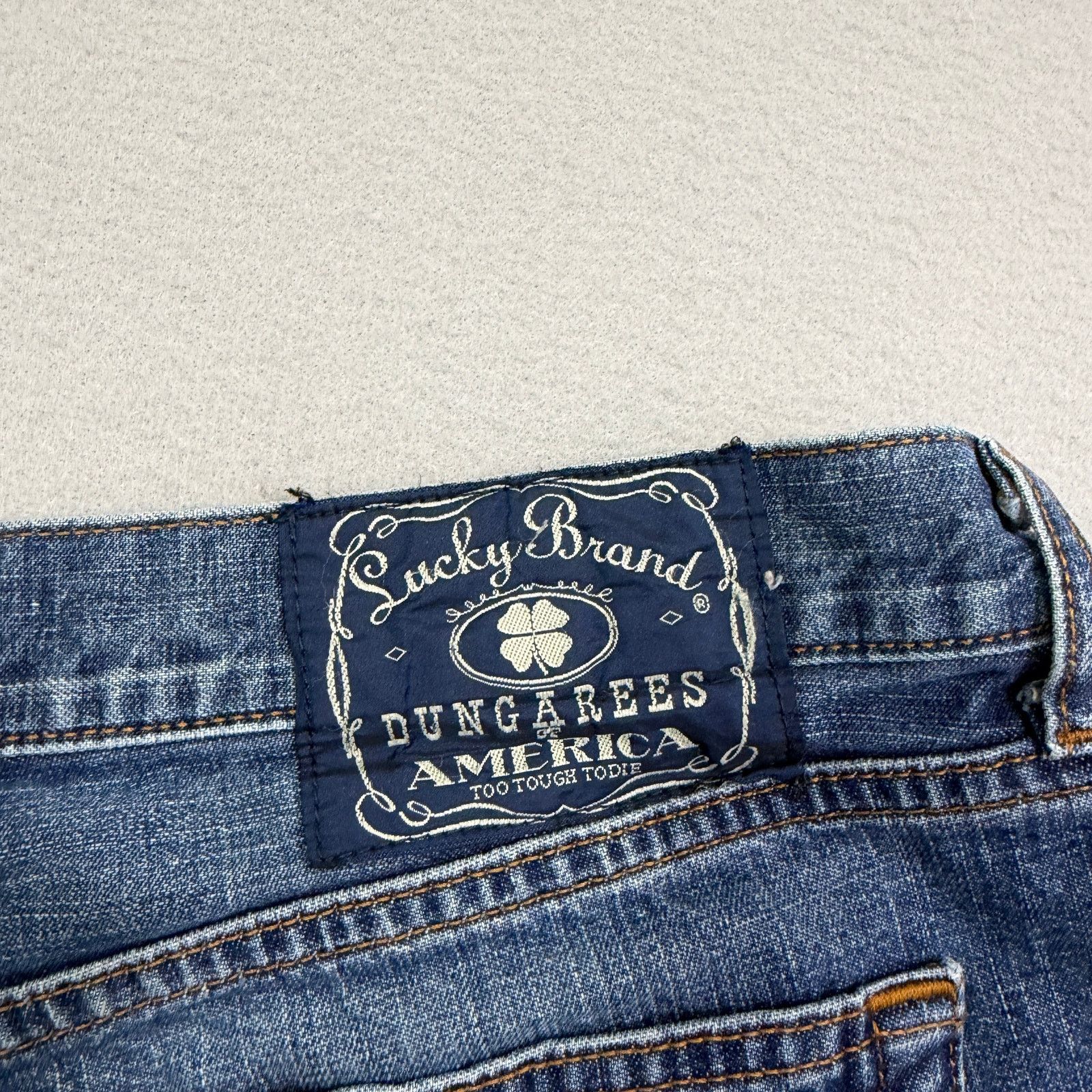 Lucky Brand Lucky Brand Rivington Jeans Men's 38x32 Blue Faded Denim Size US 38 / EU 54 - 7 Thumbnail