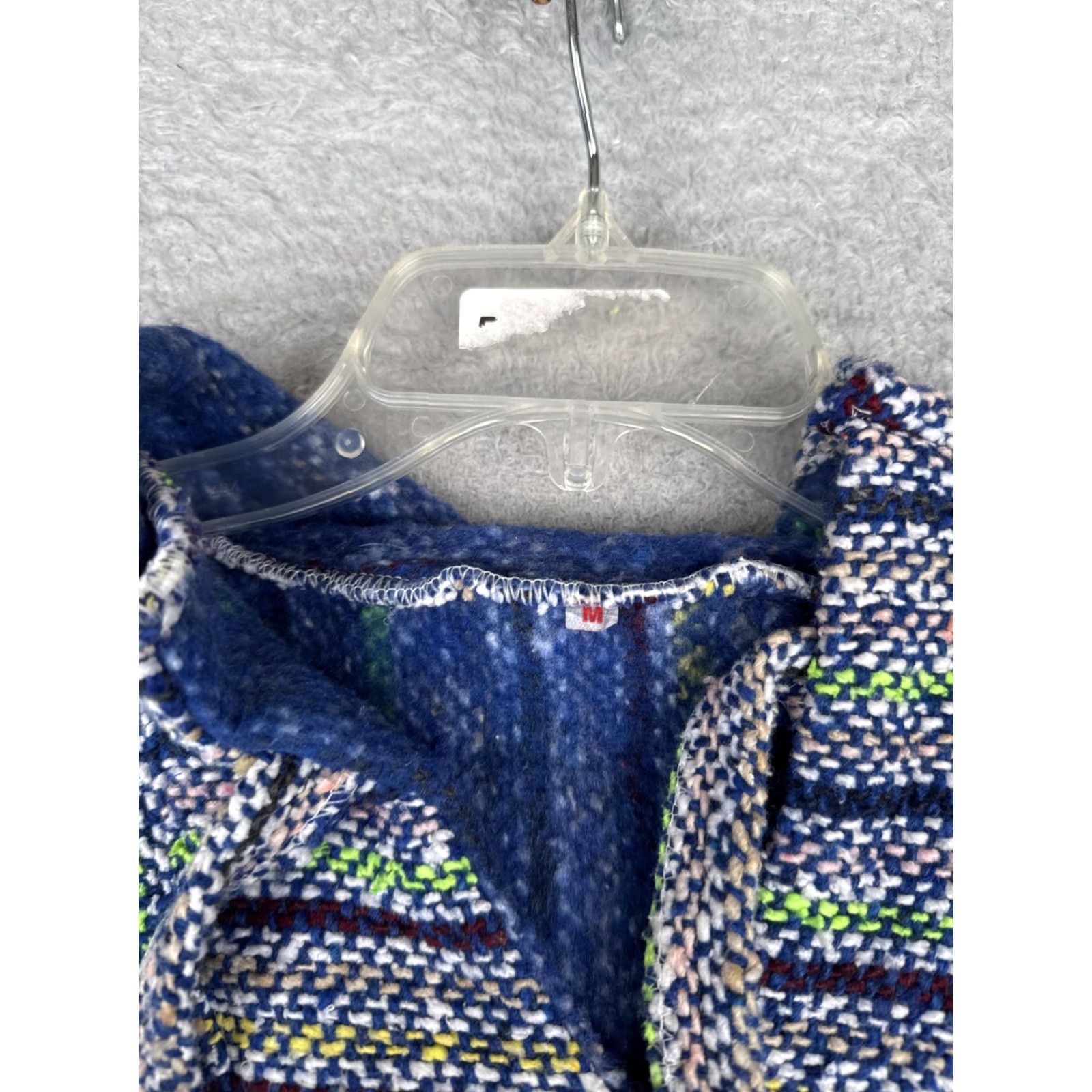 KangaROOS Baja Hoodie Mens Medium Blue Multicolor Striped Heavyweight Kangaroo Pocket Size US M / EU 48-50 / 2 - 6 Thumbnail