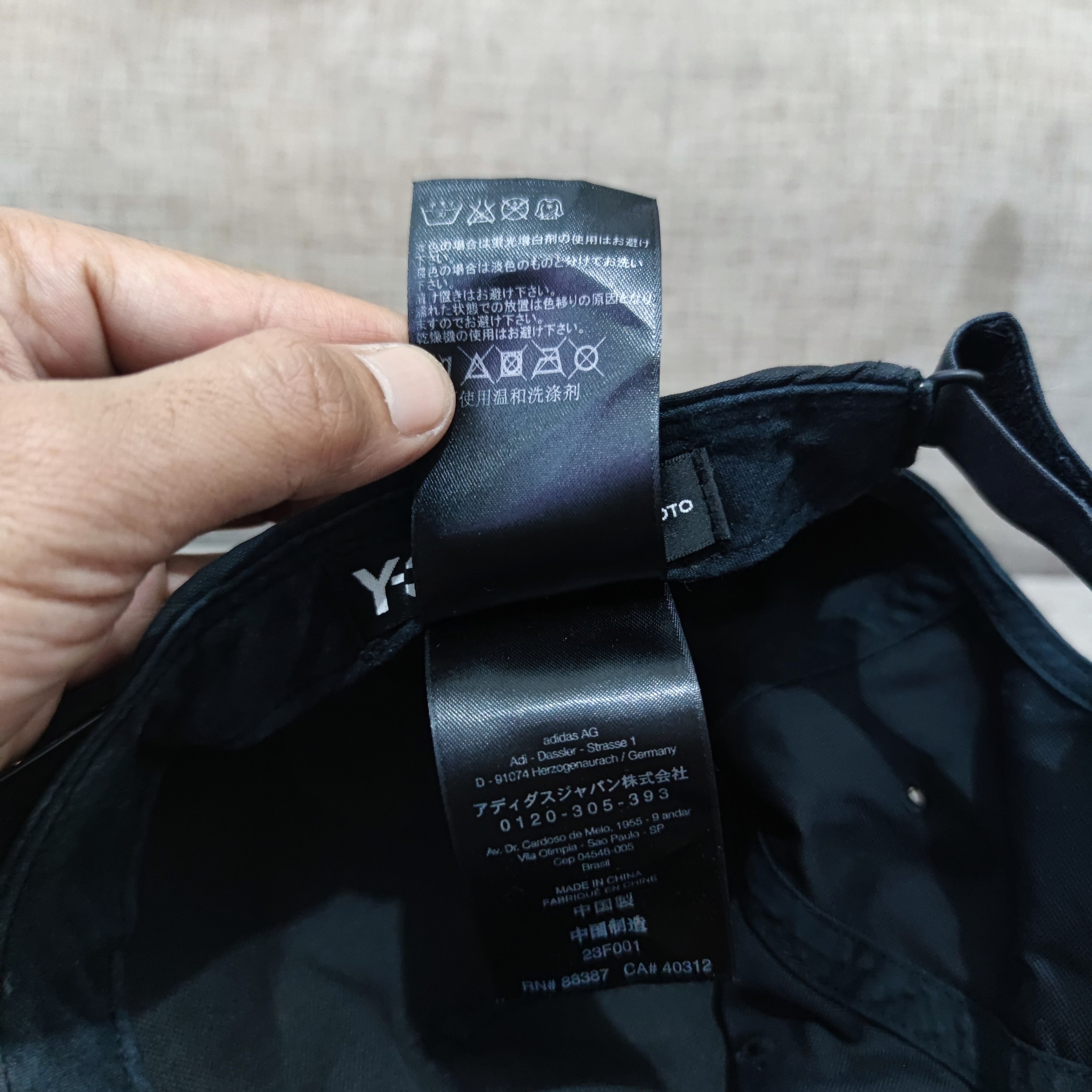 Adidas × Y-3 Y3 Cap transparent Visor Size ONE SIZE - 6 Thumbnail