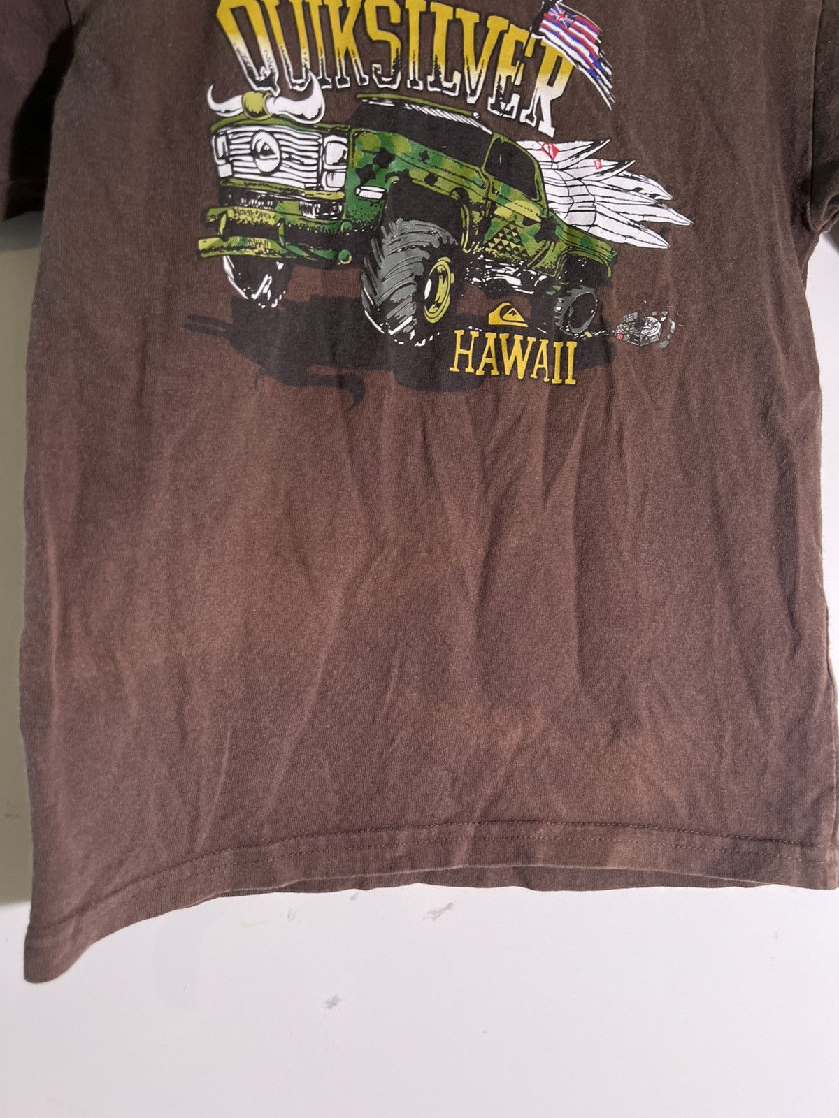 Vintage Y2K 2000’s VTG Vintage Quiksilver Hawaii Retro Youth T Shirt Size US XXS / EU 40 - 4 Thumbnail