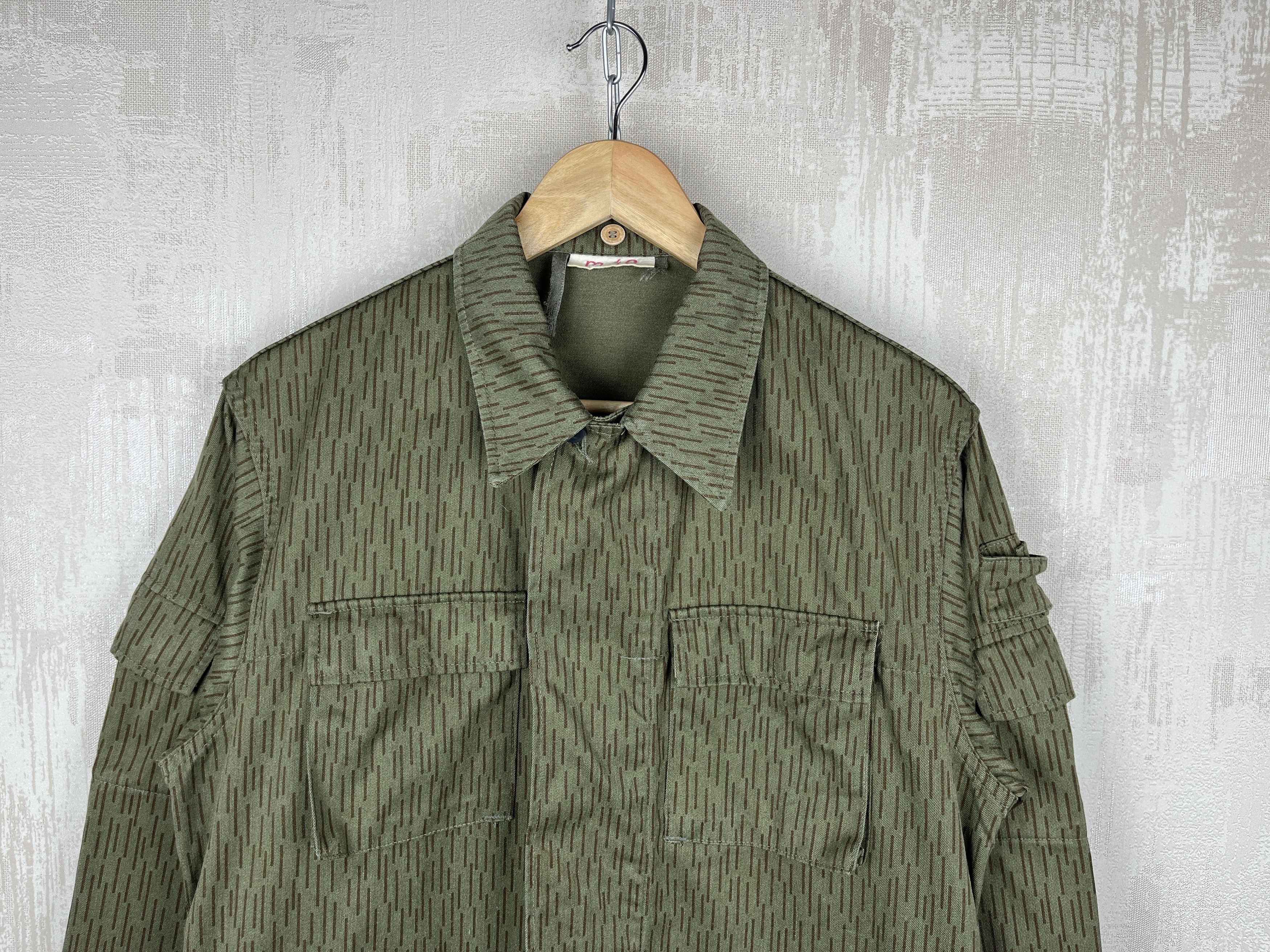 Vintage Vintage Military Army Field Jacket Dash Line Camouflage Size US S / EU 44-46 / 1 - 3 Thumbnail