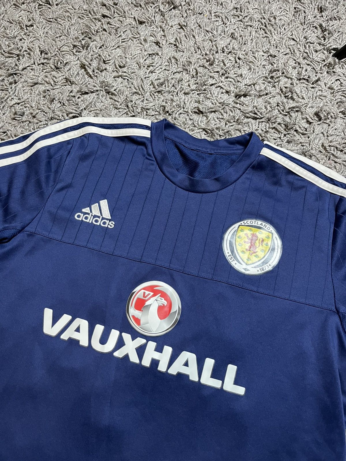 Adidas × Vintage SCOTLAND NATIONAL FOOTBALL TEAM 2014/15 TRAINING T-SHIRT Size US L / EU 52-54 / 3 - 2 Thumbnail
